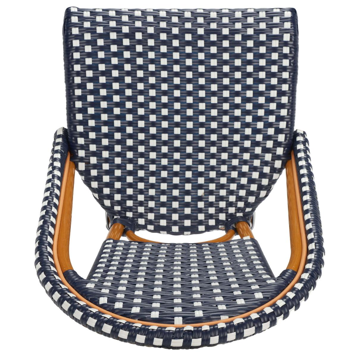 California Counter Stool | Safavieh - PAT7532 - Navy / White