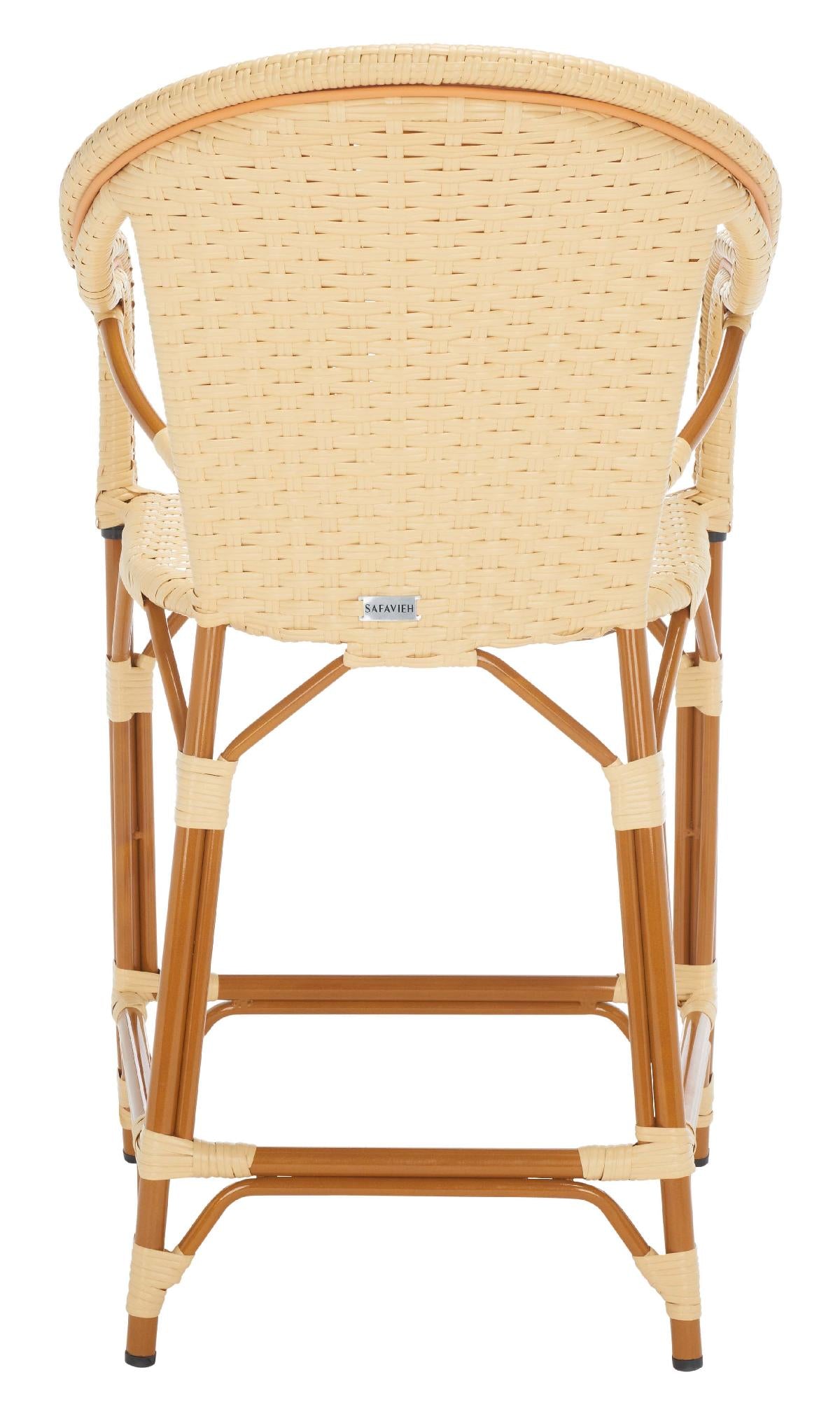 California Counter Stool W / Arms, PAT7533 - Natural