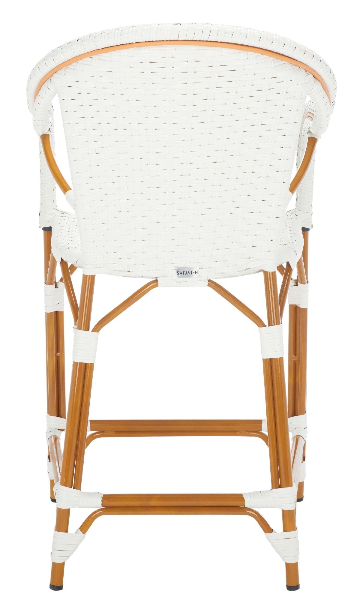 California Counter Stool W / Arms, PAT7533 - White