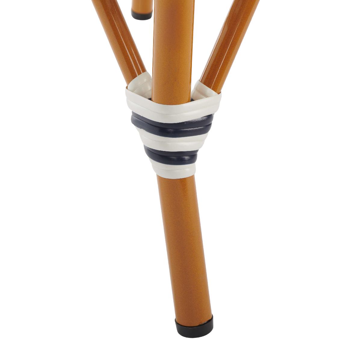 California Bar Stool | Safavieh - PAT7534 - White / Navy