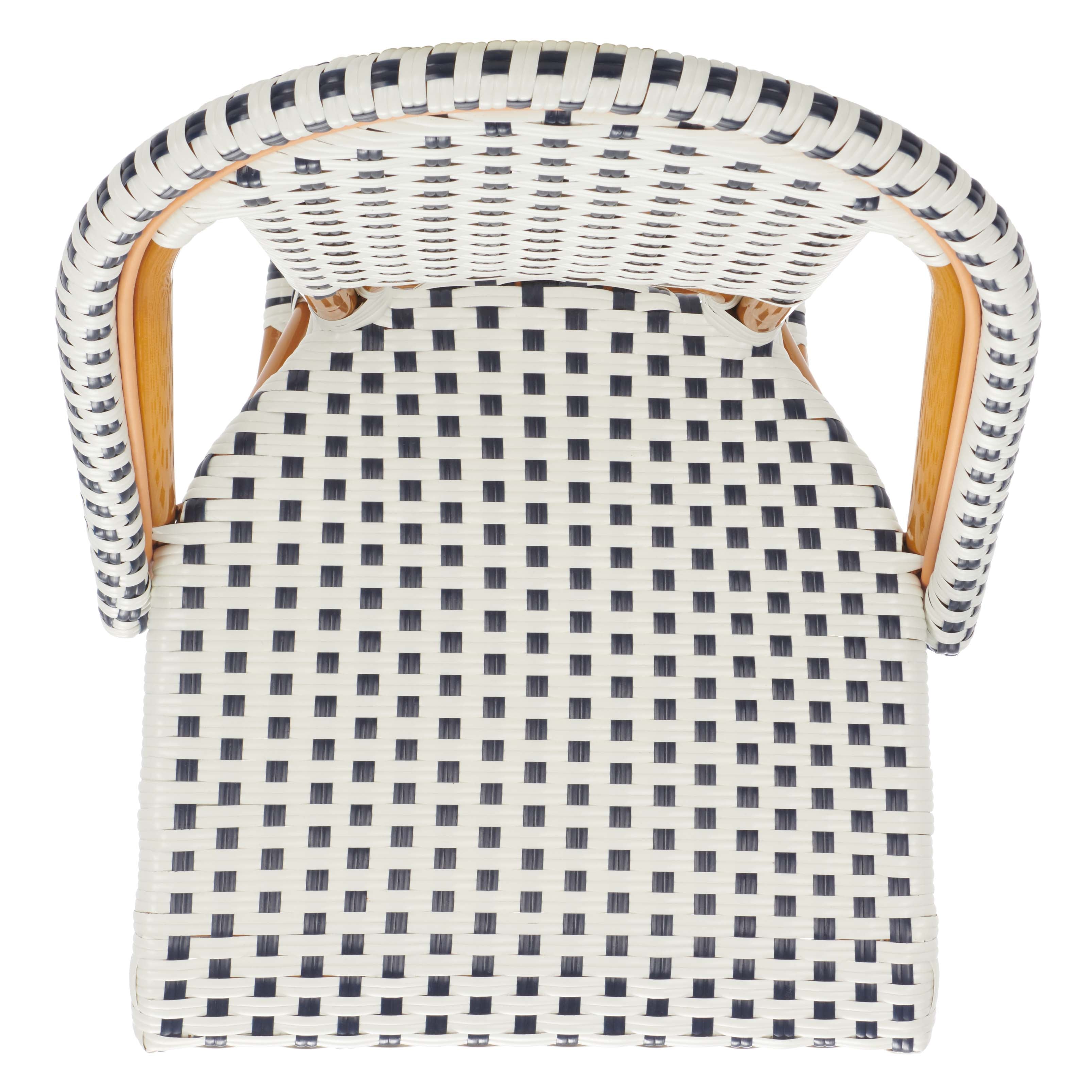 California Bar Stool | Safavieh - PAT7534 - White / Navy