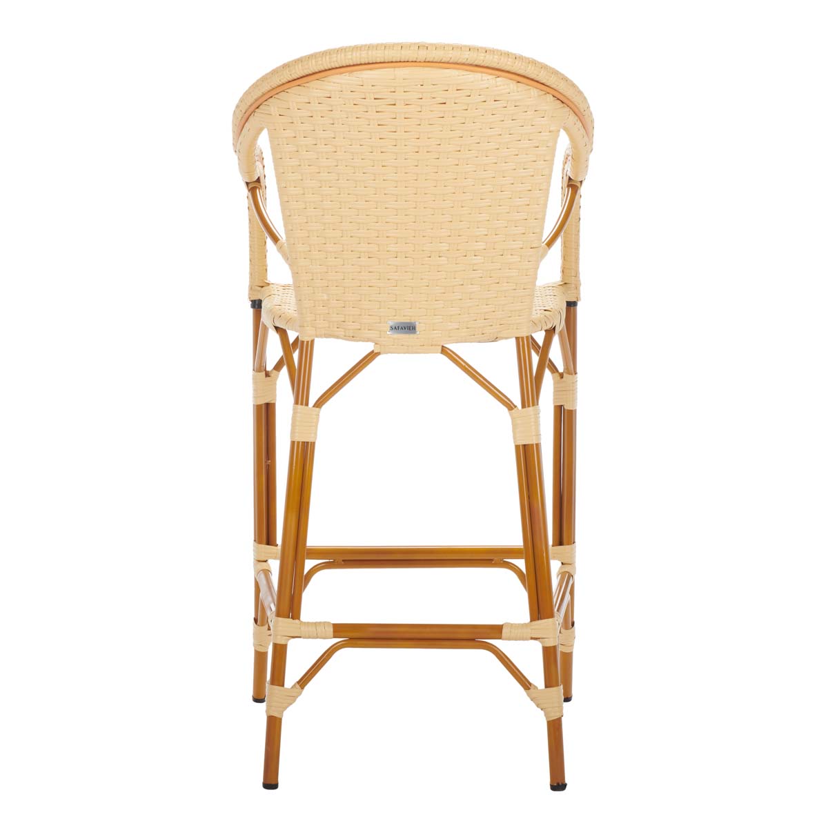 California Bar Stool | Safavieh - PAT7535 - Natural