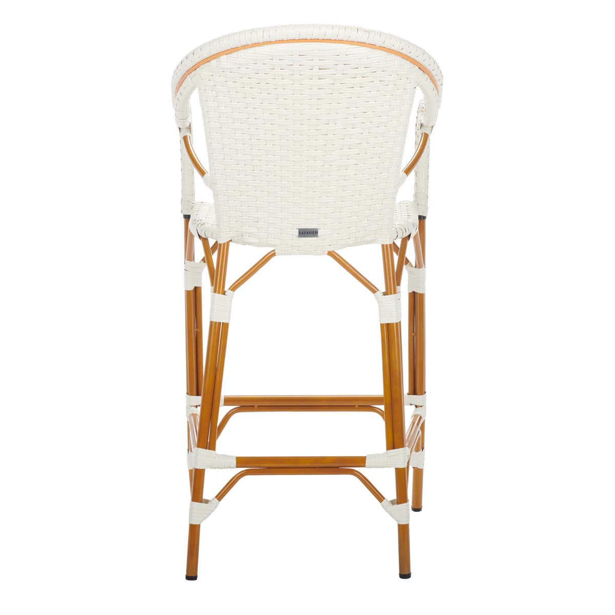 California Bar Stool | Safavieh - PAT7535 - White