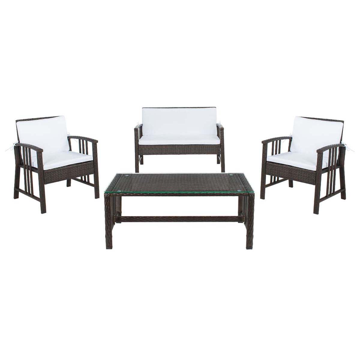 Brown/White Cushion - Brown/White Cushion