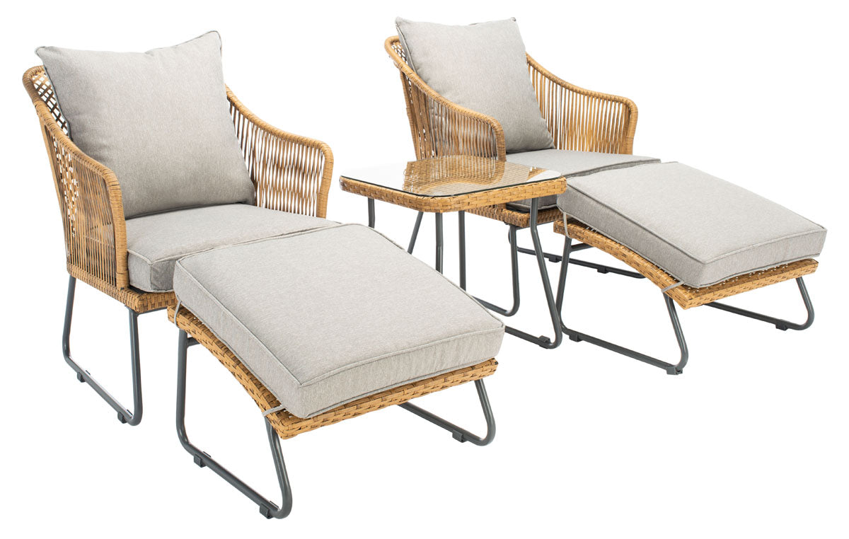 Safavieh Narda 5 Pc Lounger Set , PAT9018