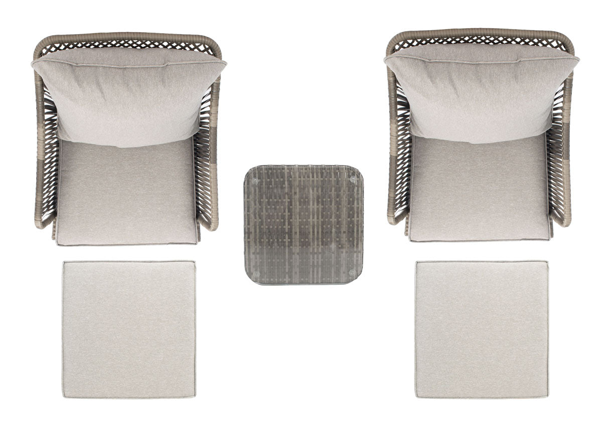 Safavieh Narda 5 Pc Lounger Set , PAT9018