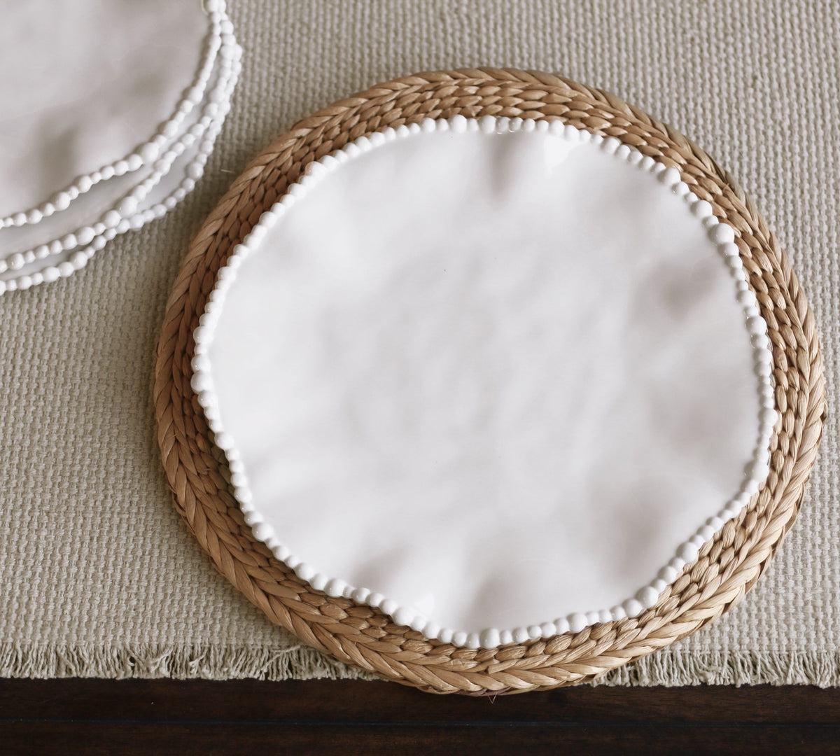 VIDA Alegria Dinner Plate Set of 4 (White)