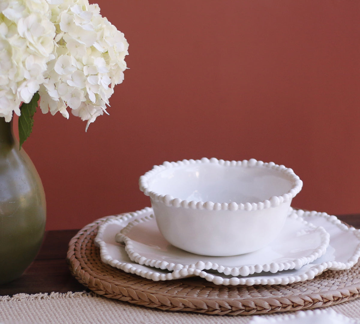 VIDA Alegria Dinner Plate Set of 4 (White)