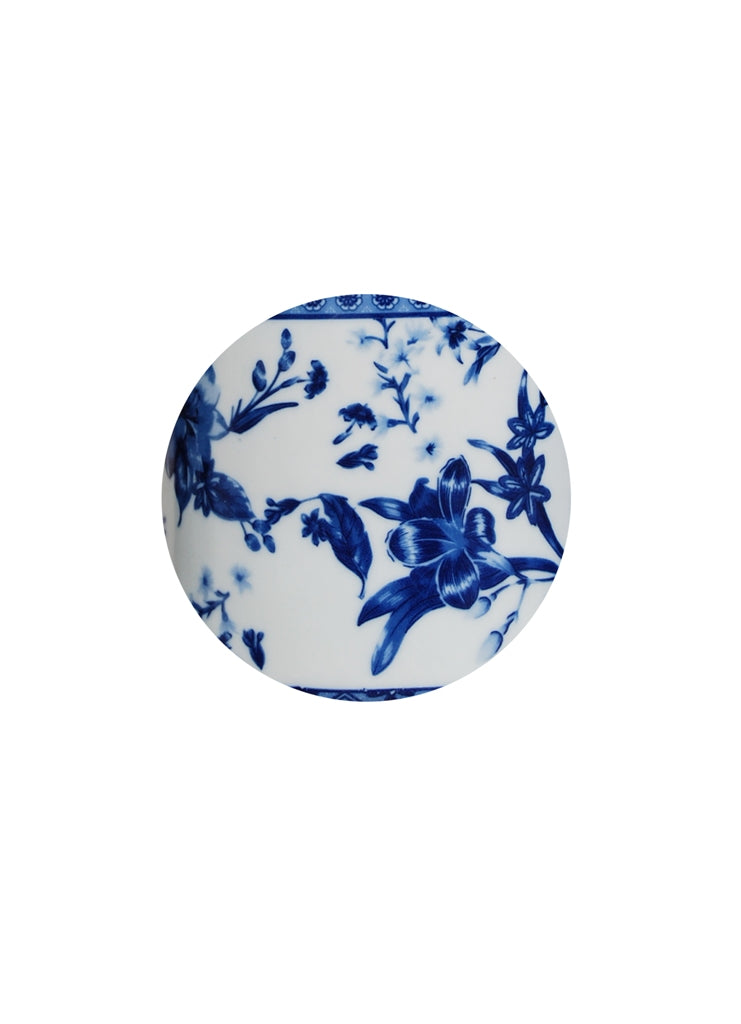 Floral Porcelain Tissue Holder