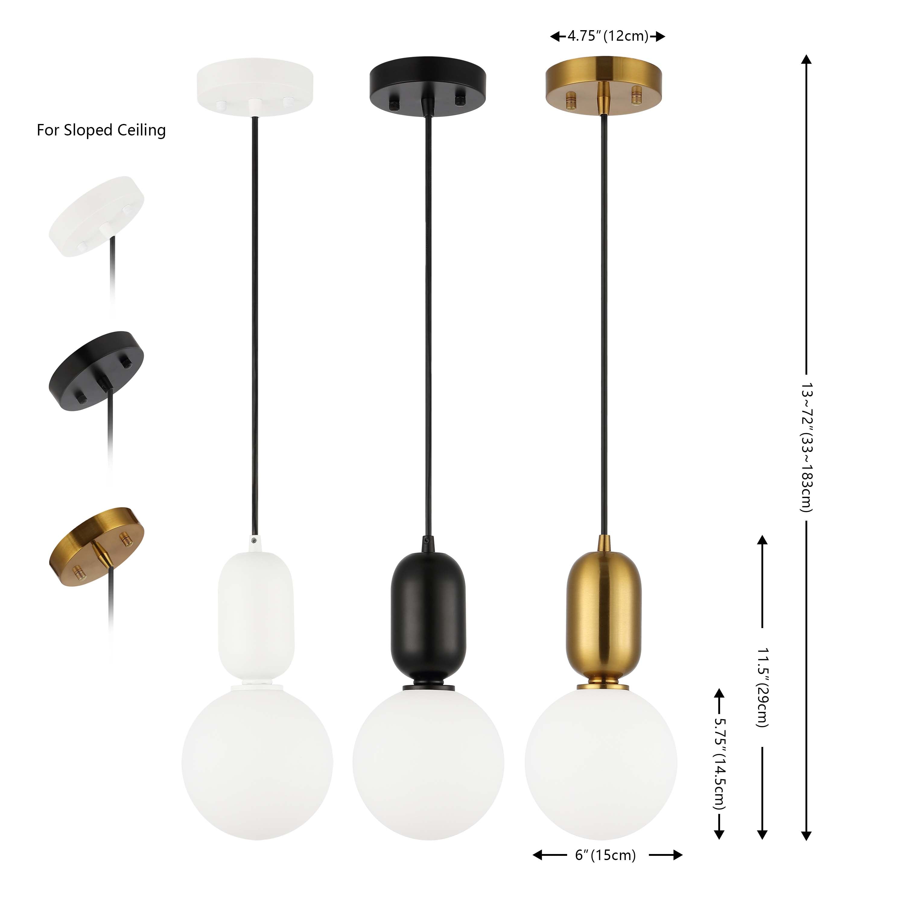 Safavieh Amagiri Pendant (Set of 3) , PND4141 - Assorted