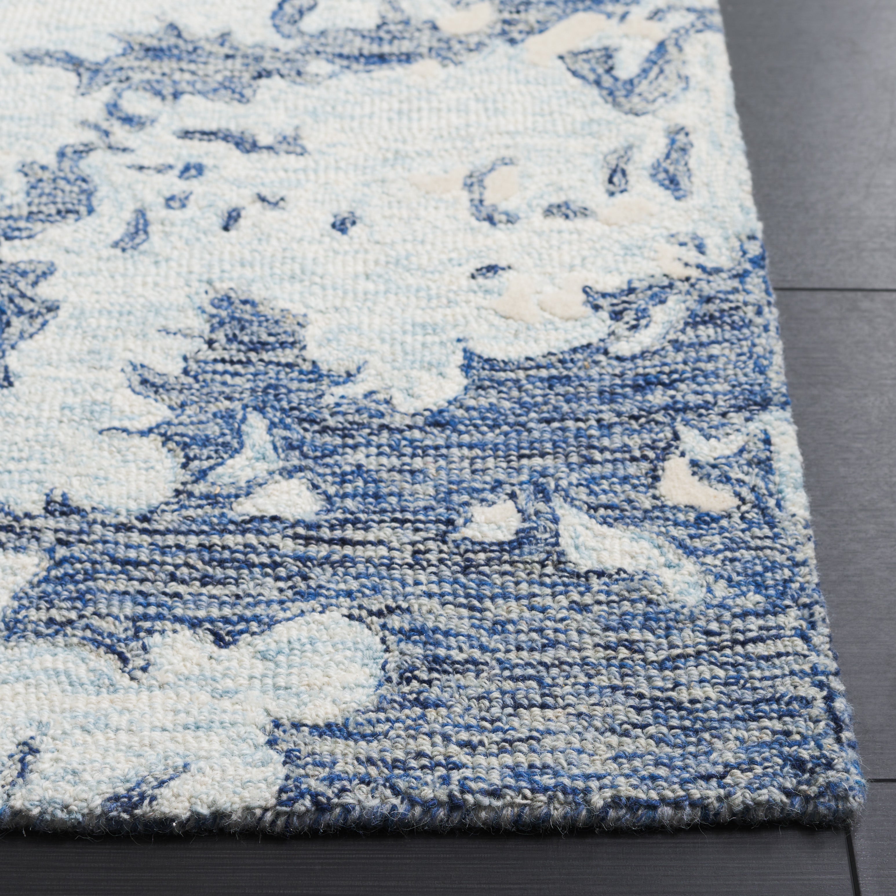 Blue / Ivory
