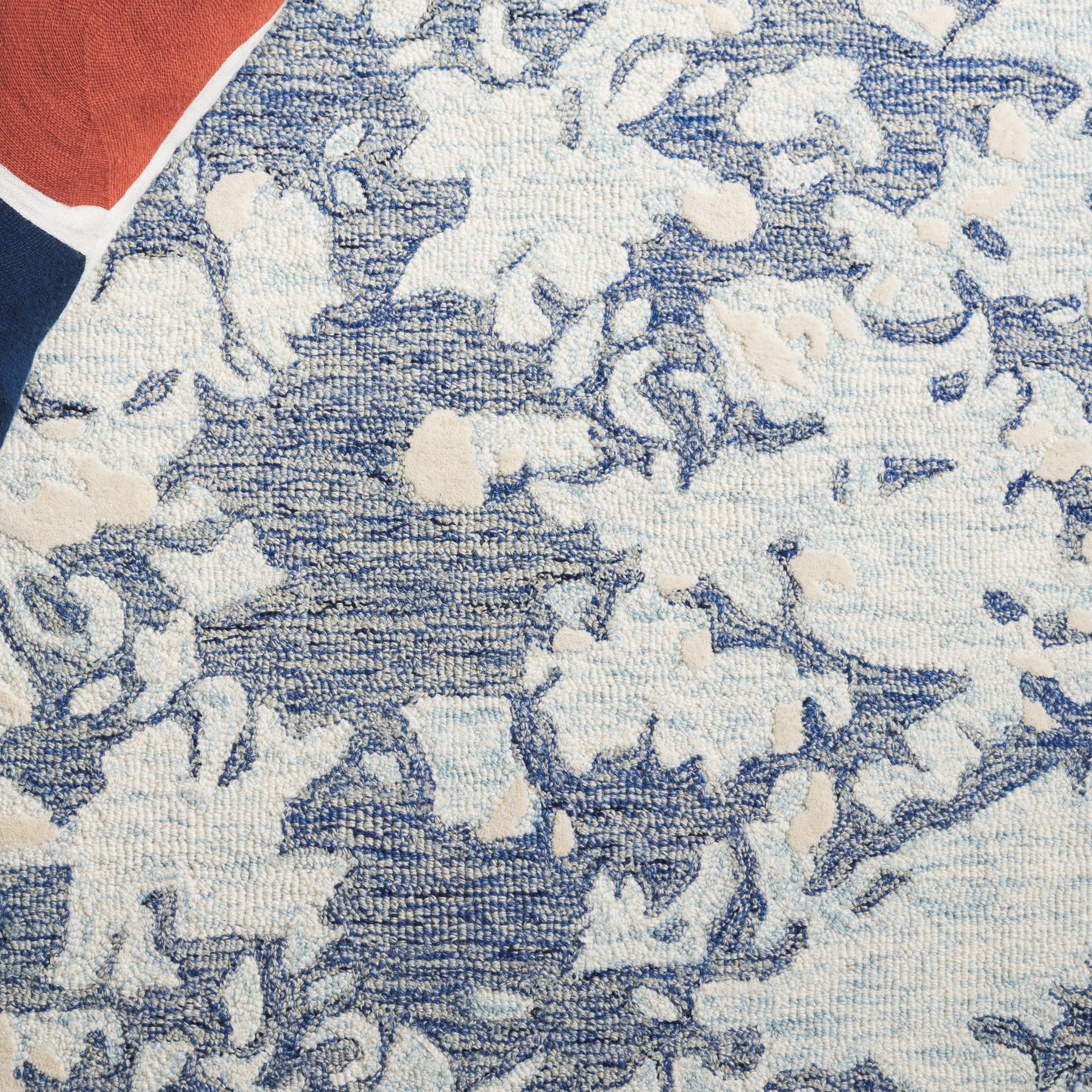 Blue / Ivory