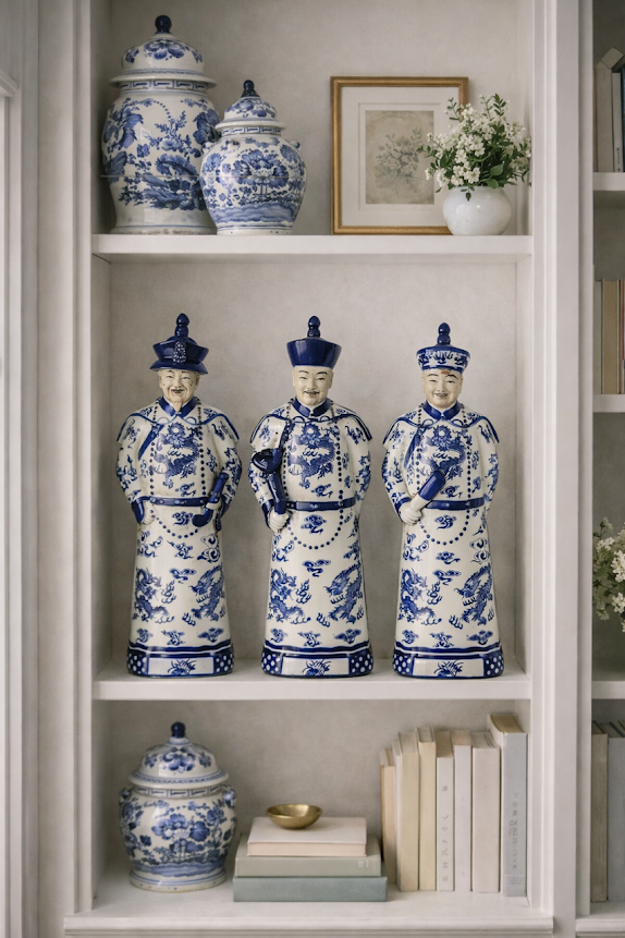 Trio of Standing Emperors