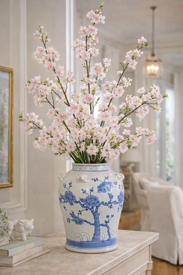 Cherry Blossom Jar