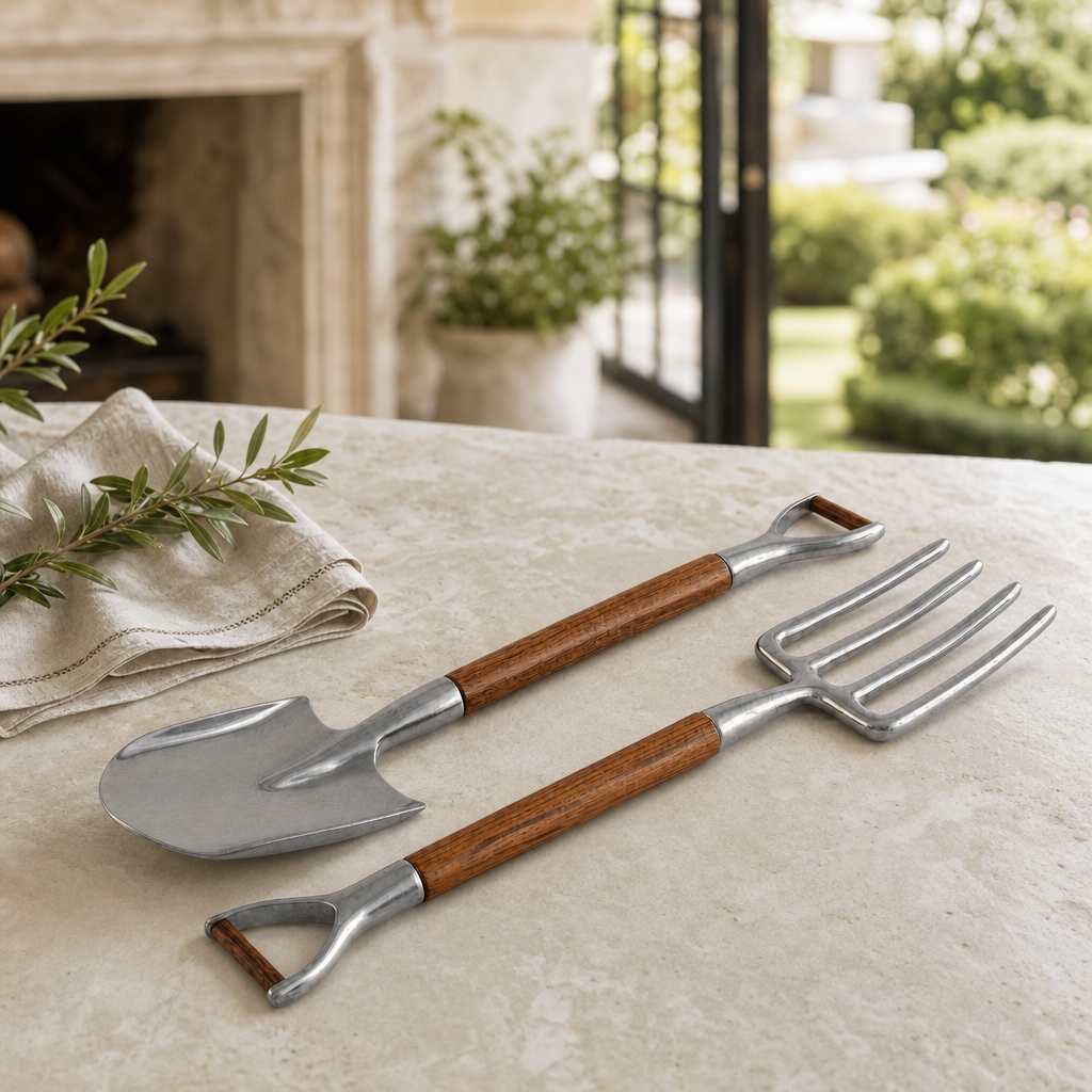 Fork & Shovel Salad Serving Set
