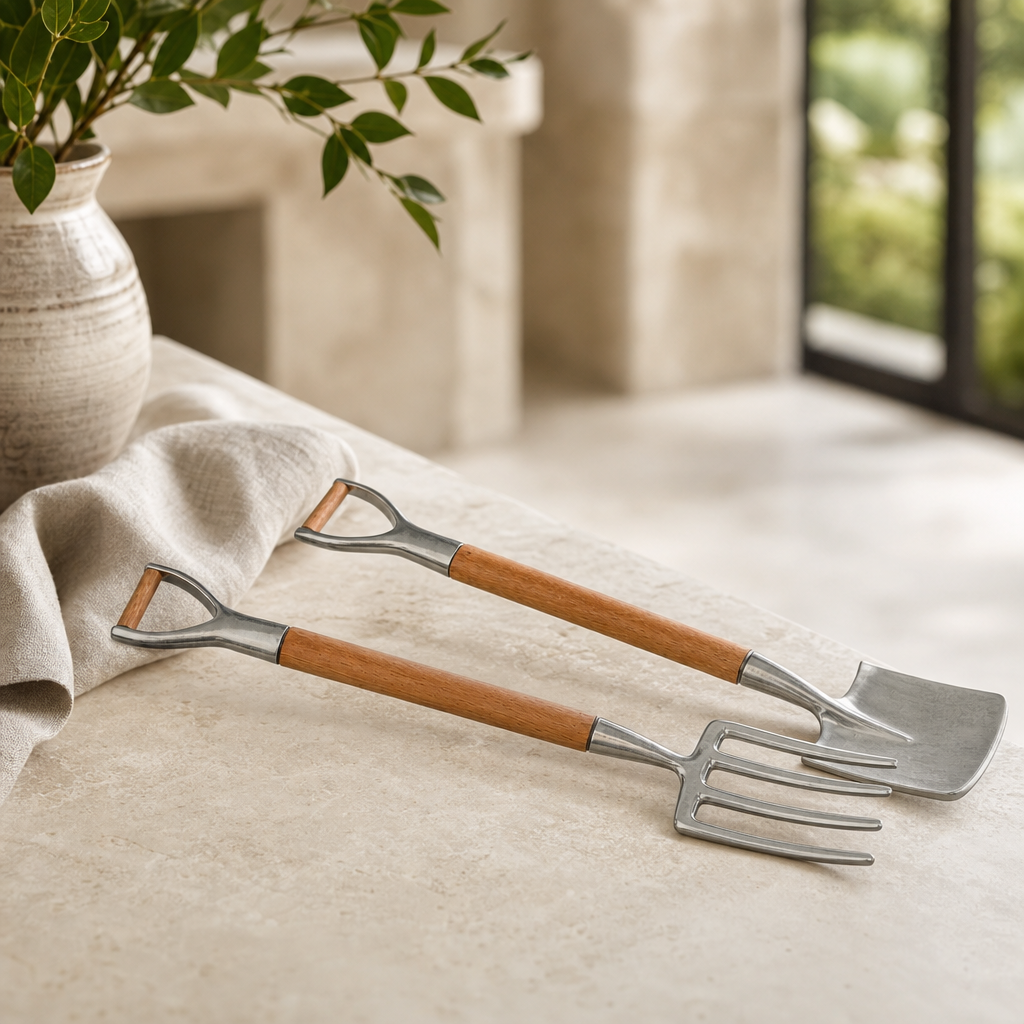 Fork & Shovel Salad Serving Set