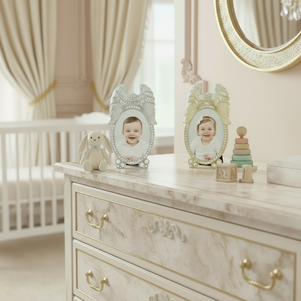 Angel Wings 2.5" x 3.5" Picture Frame