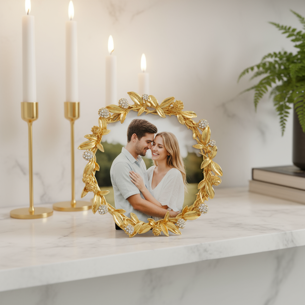 Cornelia 4.5" Round Picture Frame