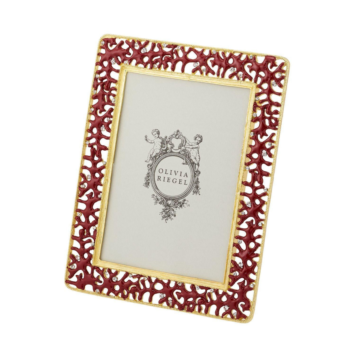 Coral Enamel 5" x 7" Picture Frame