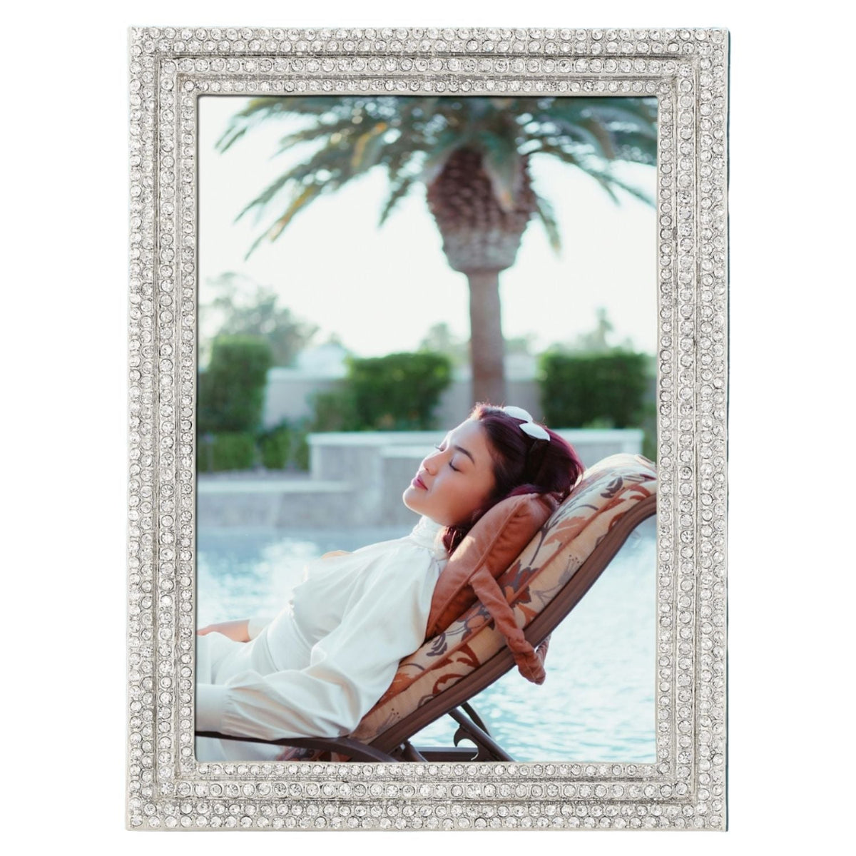 Classic Crystal Pavé Picture Frame