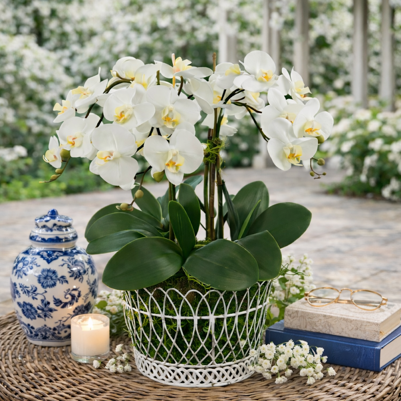 Round Straight French Wire Basket
