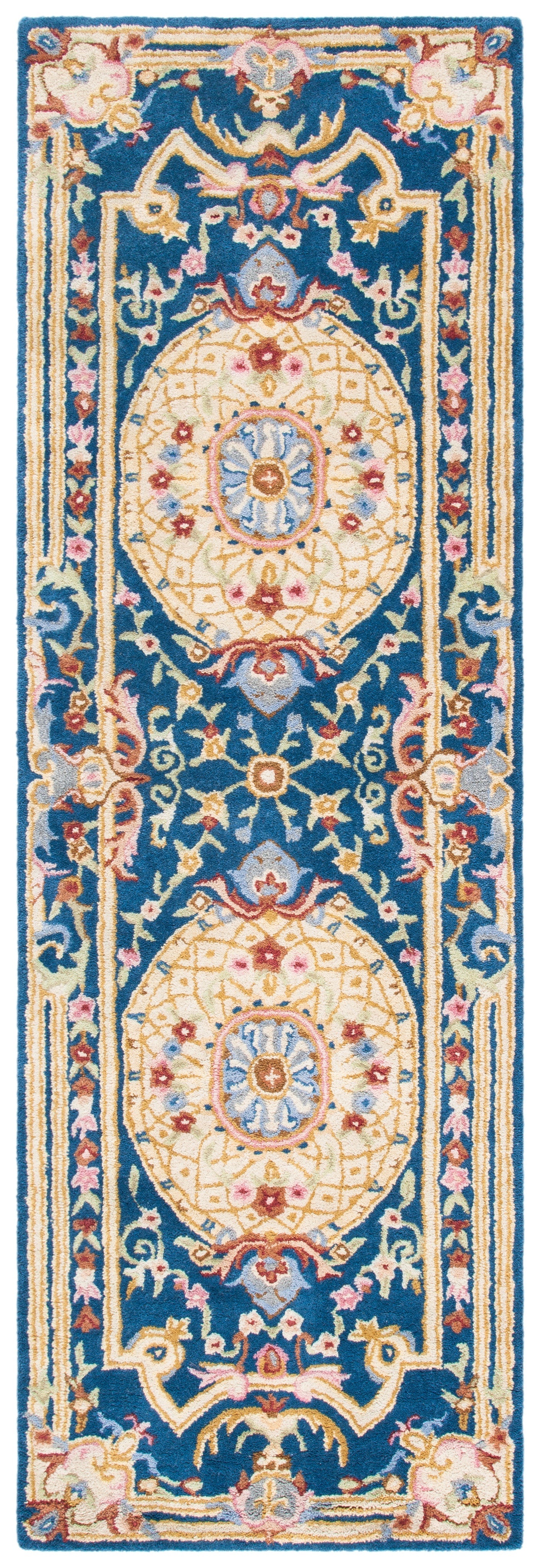 Blue / Ivory