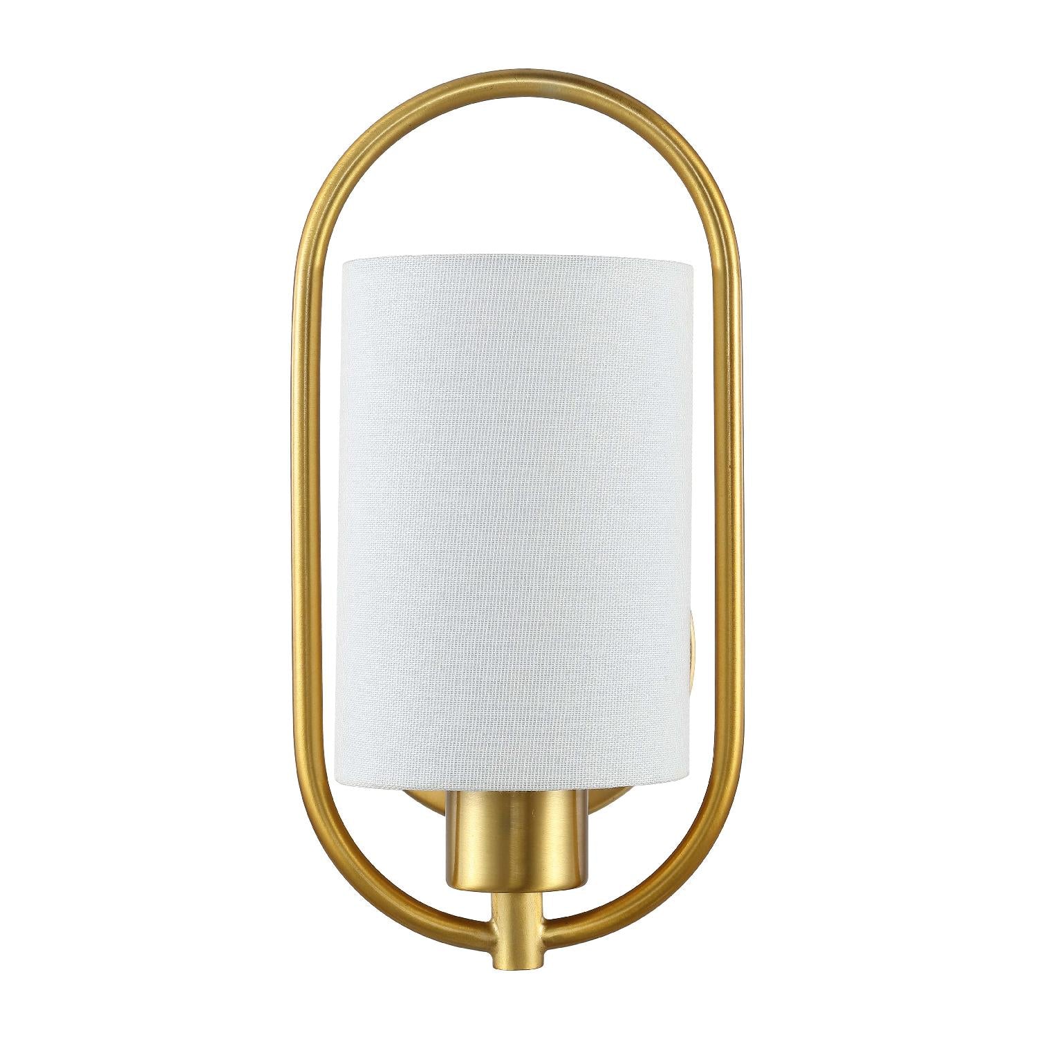 Haldea Wall Sconce | Safavieh - Brass