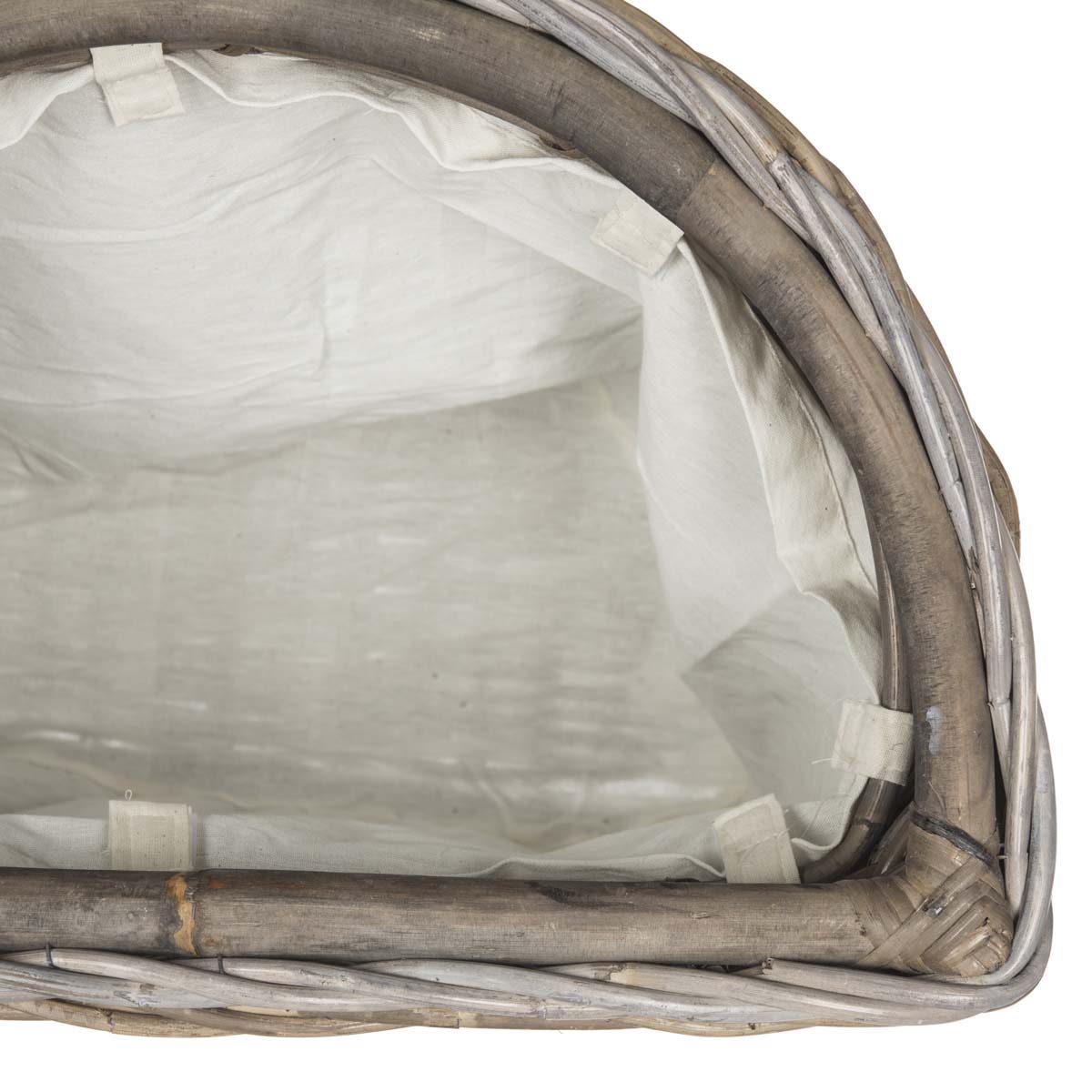 Safavieh Damari Wicker Storage Hamper - Grey