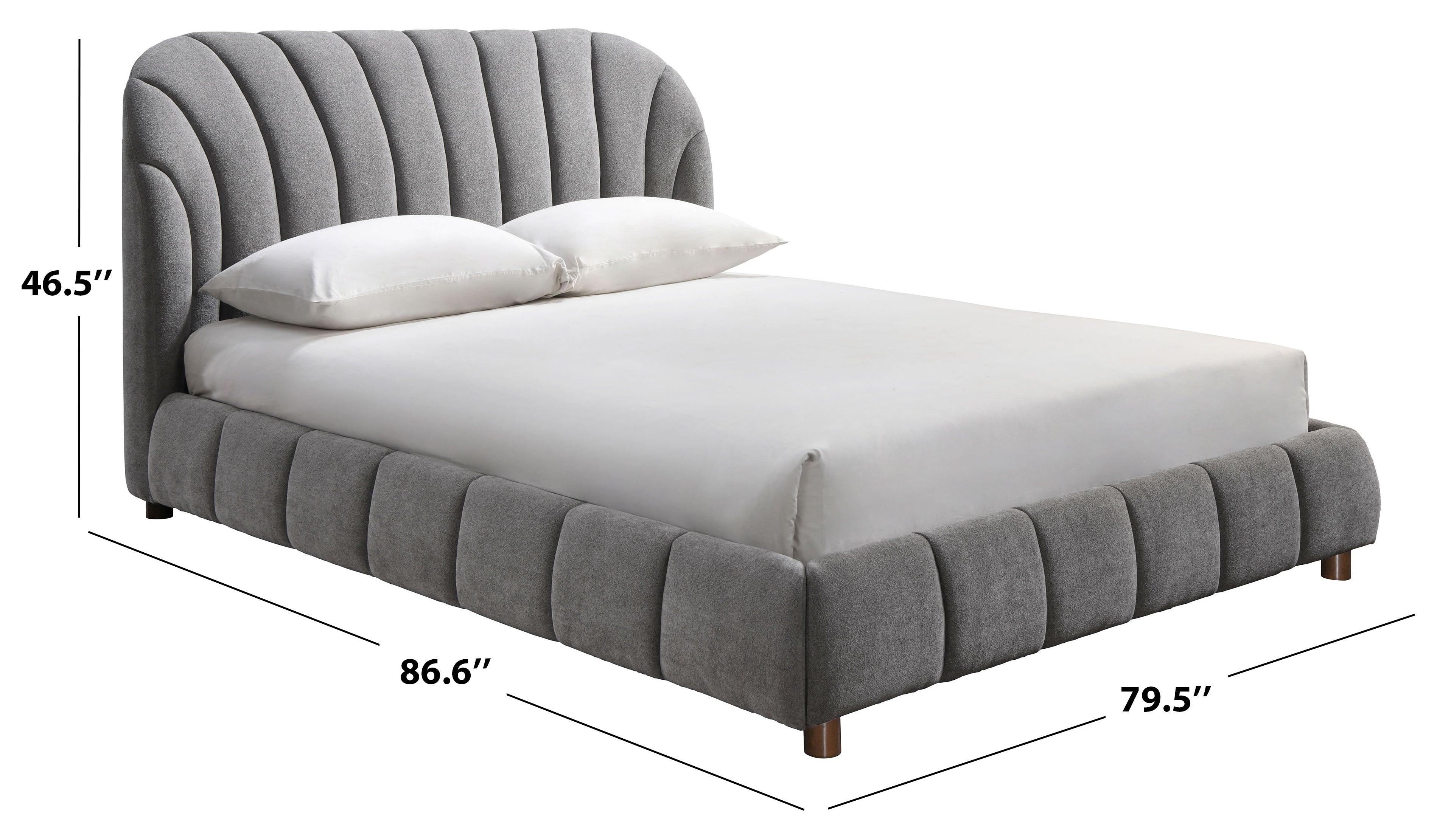 DARK GREY / WALNUT