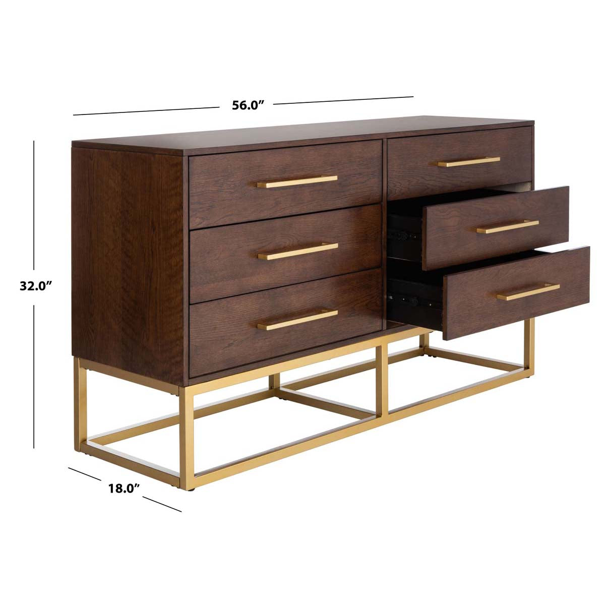 Estelle Dresser | Safavieh Couture - Walnut
