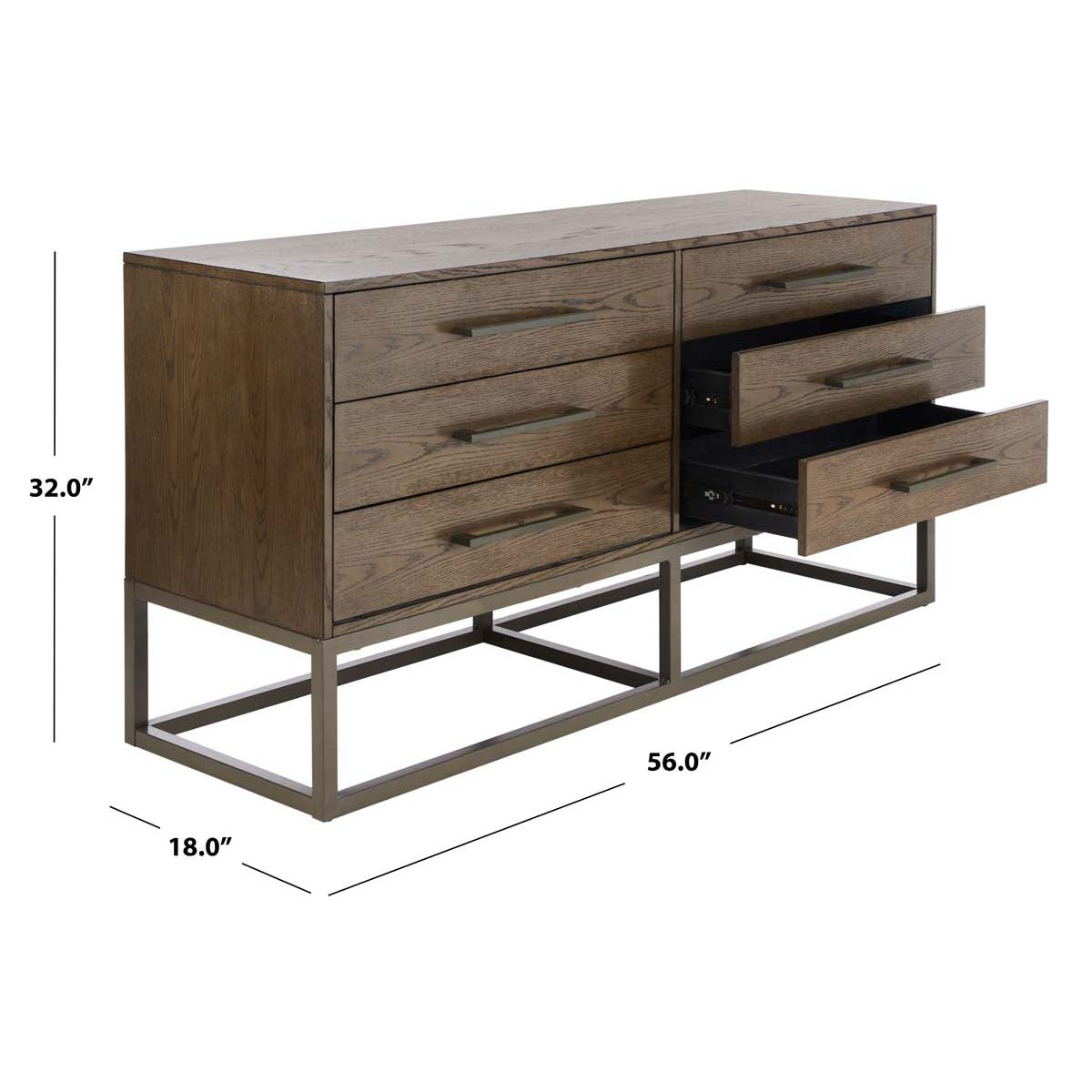 Estelle Dresser | Safavieh Couture - Dark Walnut