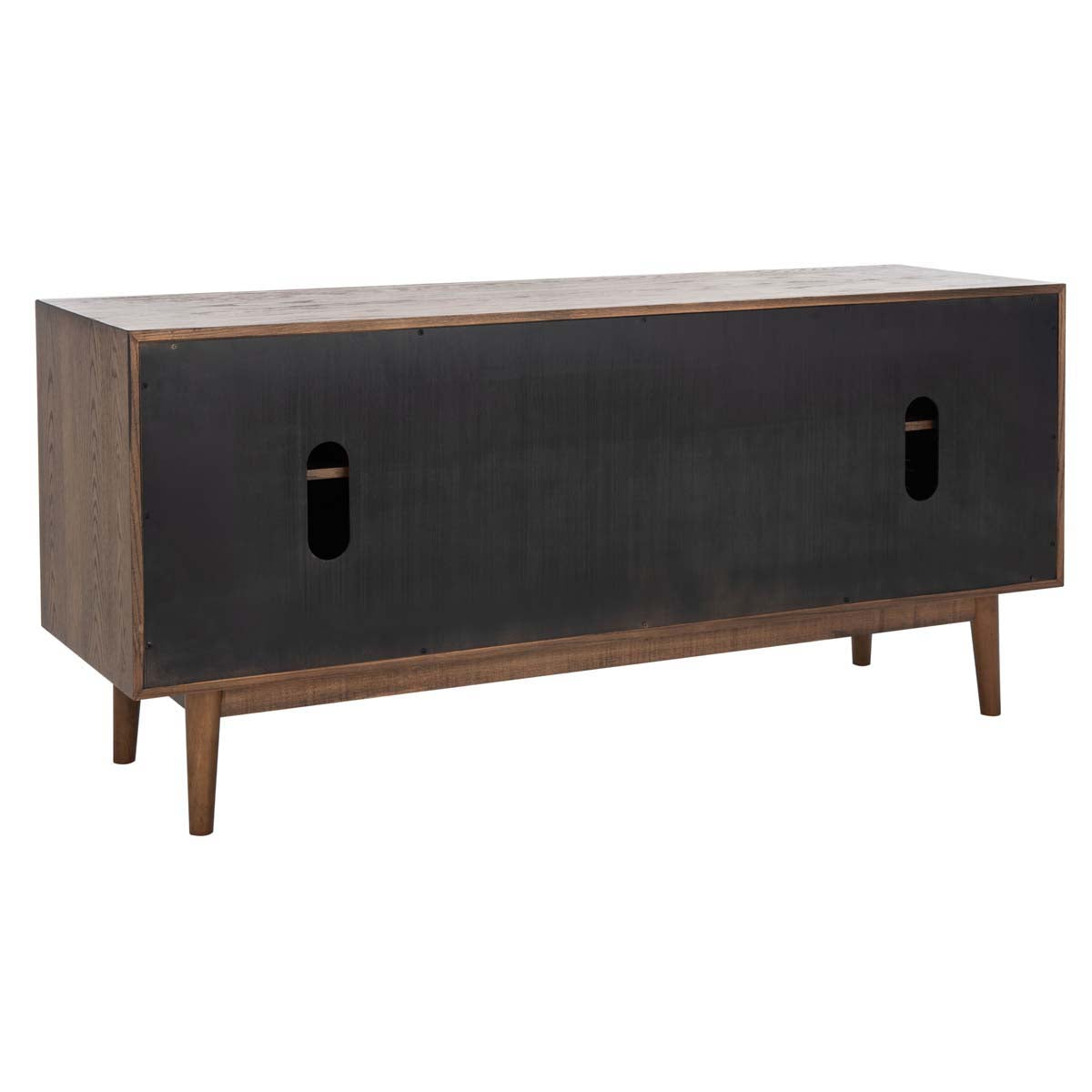 Elissa Mid-Century Large Media Stand | Safavieh Couture - SFV2115 - Medium Oak