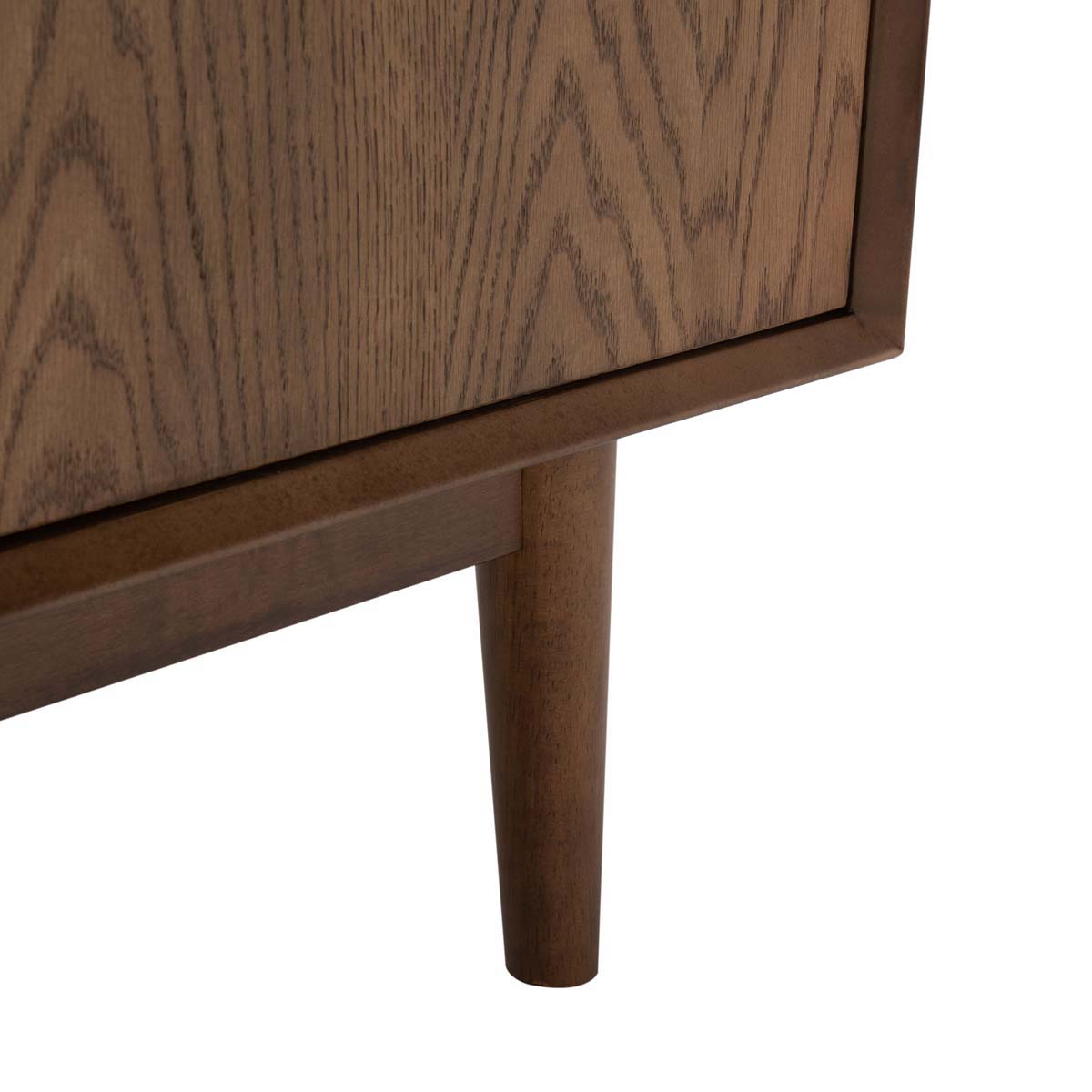 Elissa Mid-Century Large Media Stand | Safavieh Couture - SFV2115 - Medium Oak