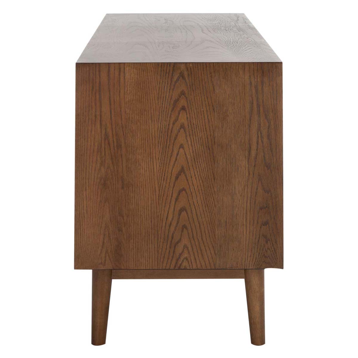 Elissa Mid-Century Large Media Stand | Safavieh Couture - SFV2115 - Medium Oak