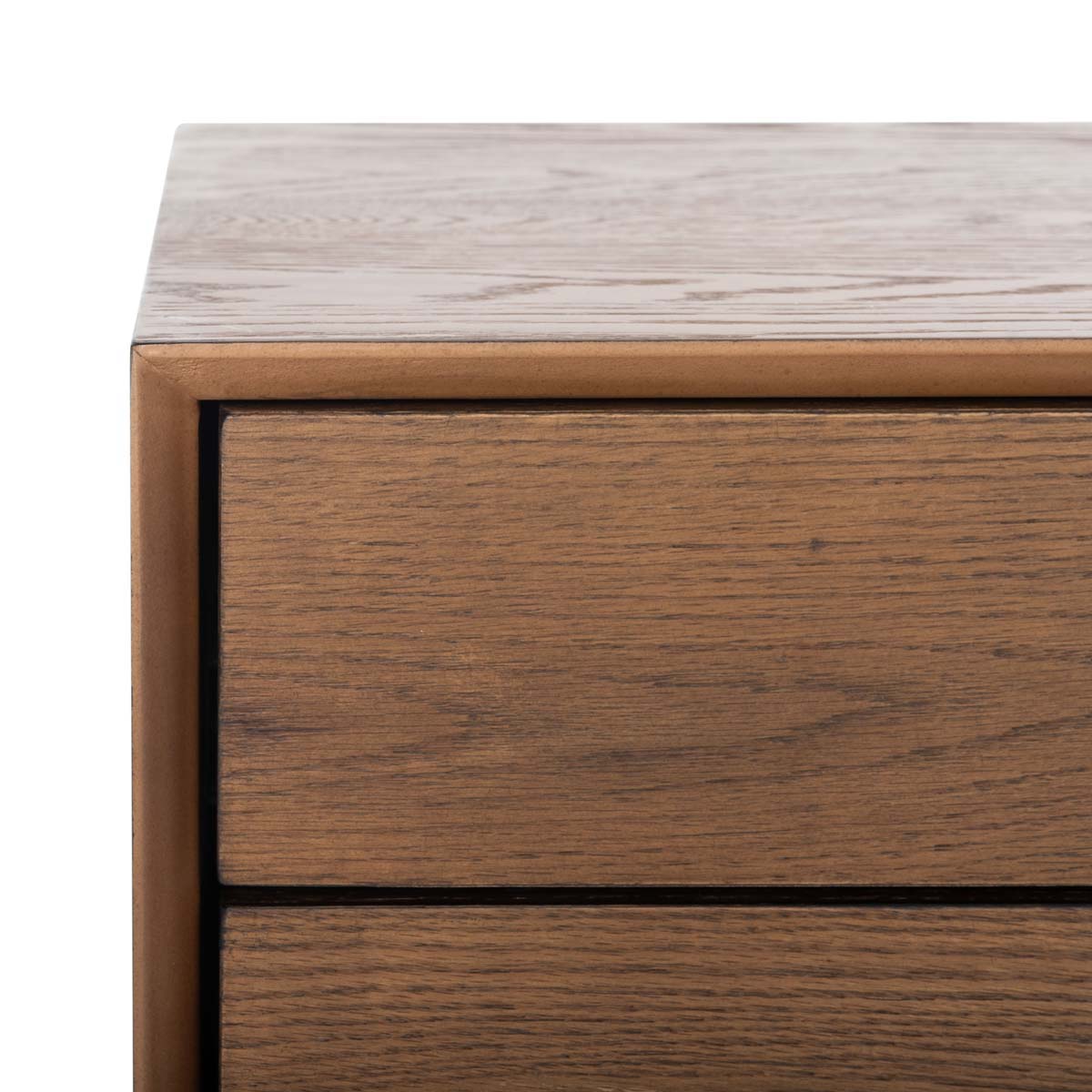 Elissa Mid-Century Small Media Stand | Safavieh Couture - SFV2116 - Medium Oak
