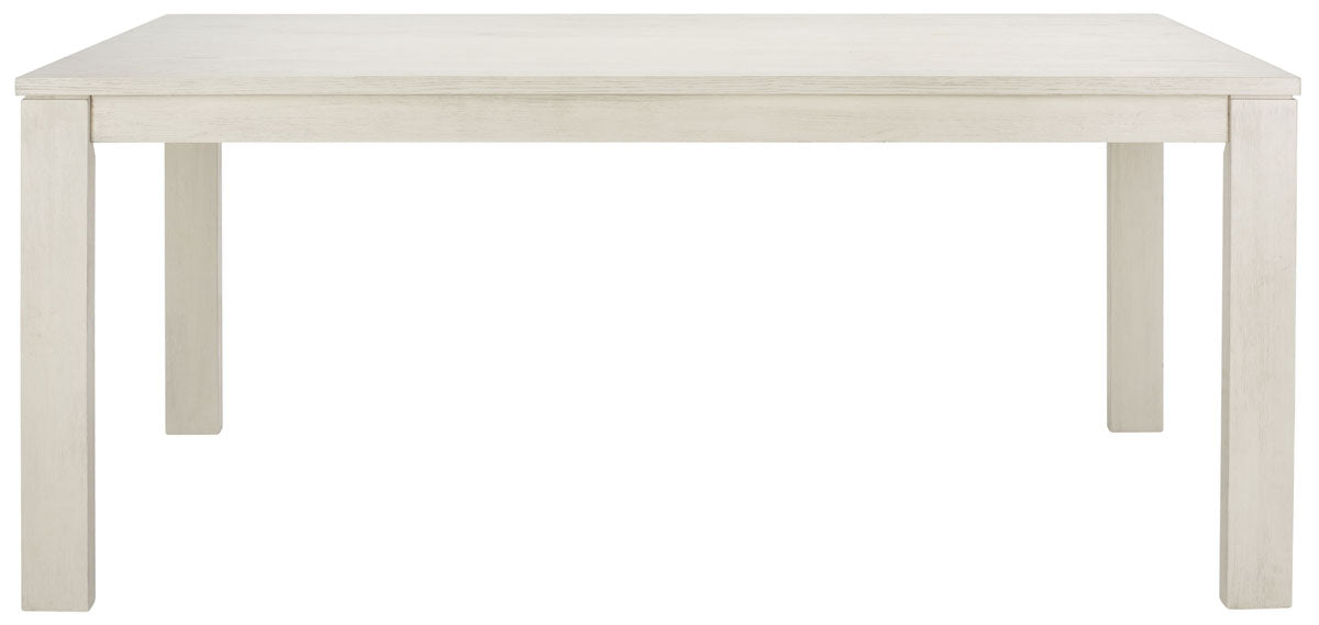 Deirdra Wood Rectangle Dining Table | Safavieh Couture - SFV2137 - White Wash