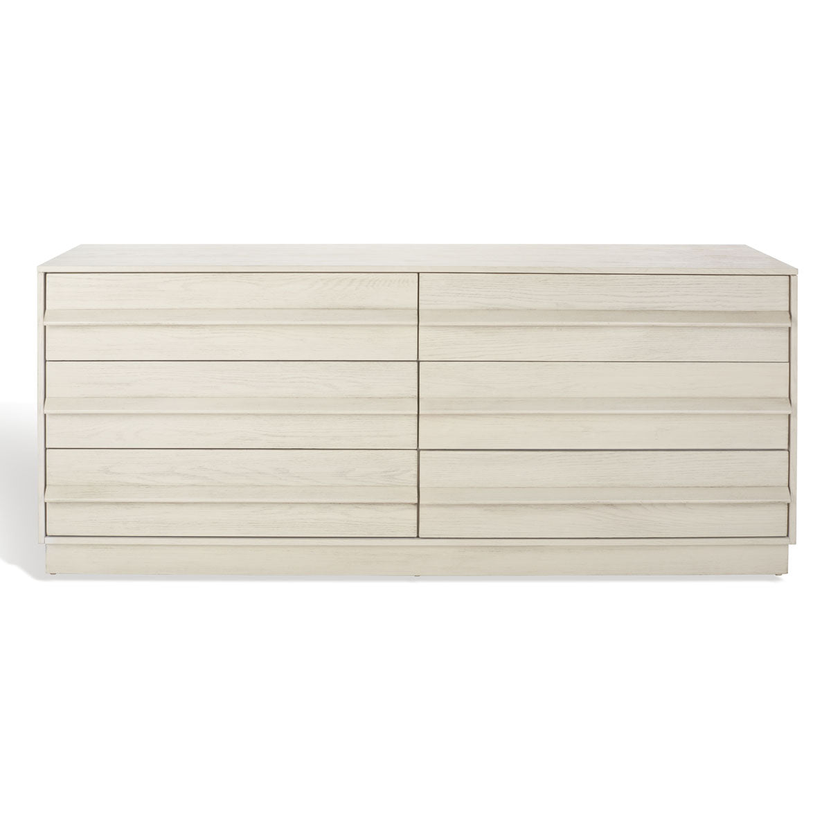 Deirdra 6 Drawer Wood Dresser | Safavieh Couture - SFV2139 - White Wash