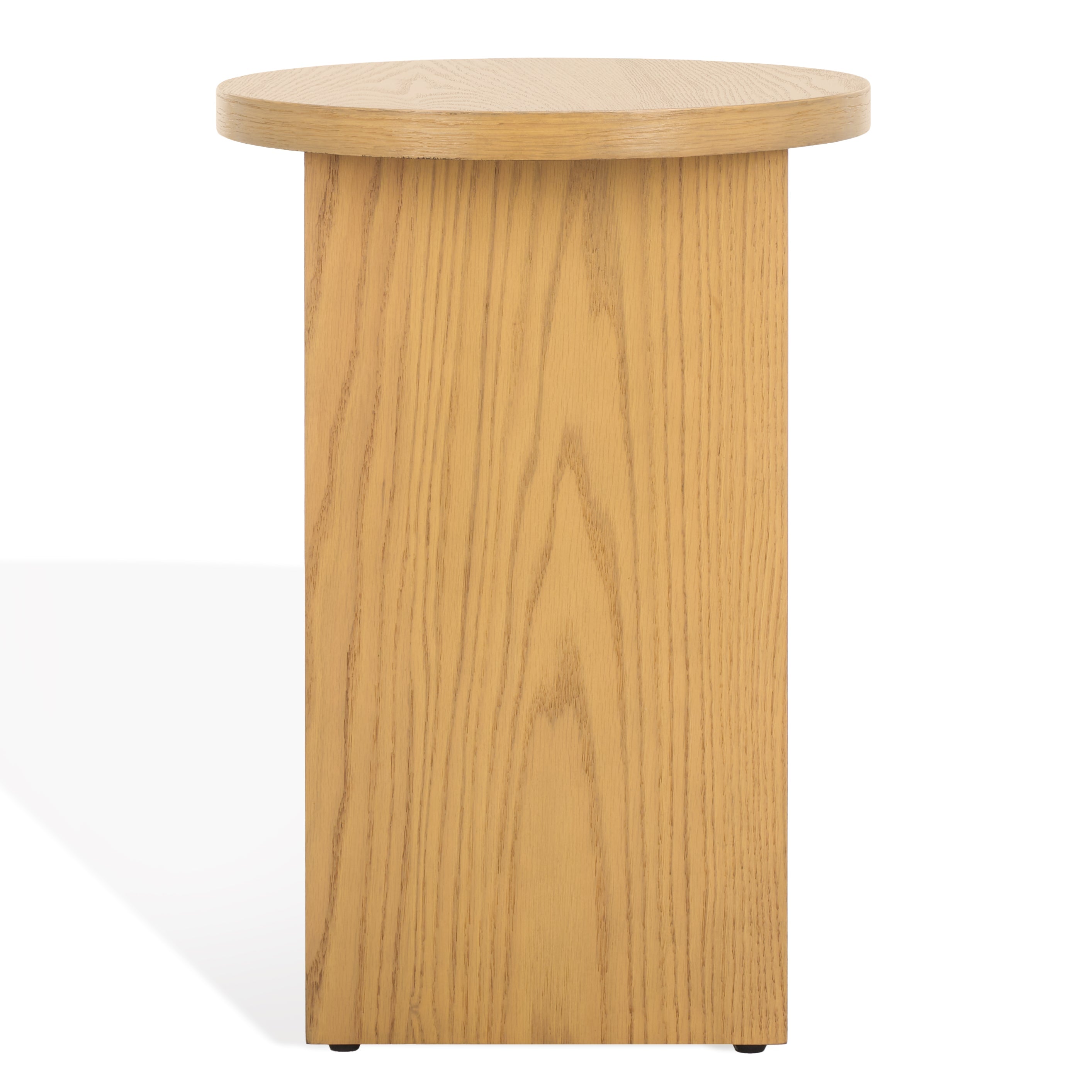 safavieh couture bonaclara wood 2 leg table, sfv2156 - Natural