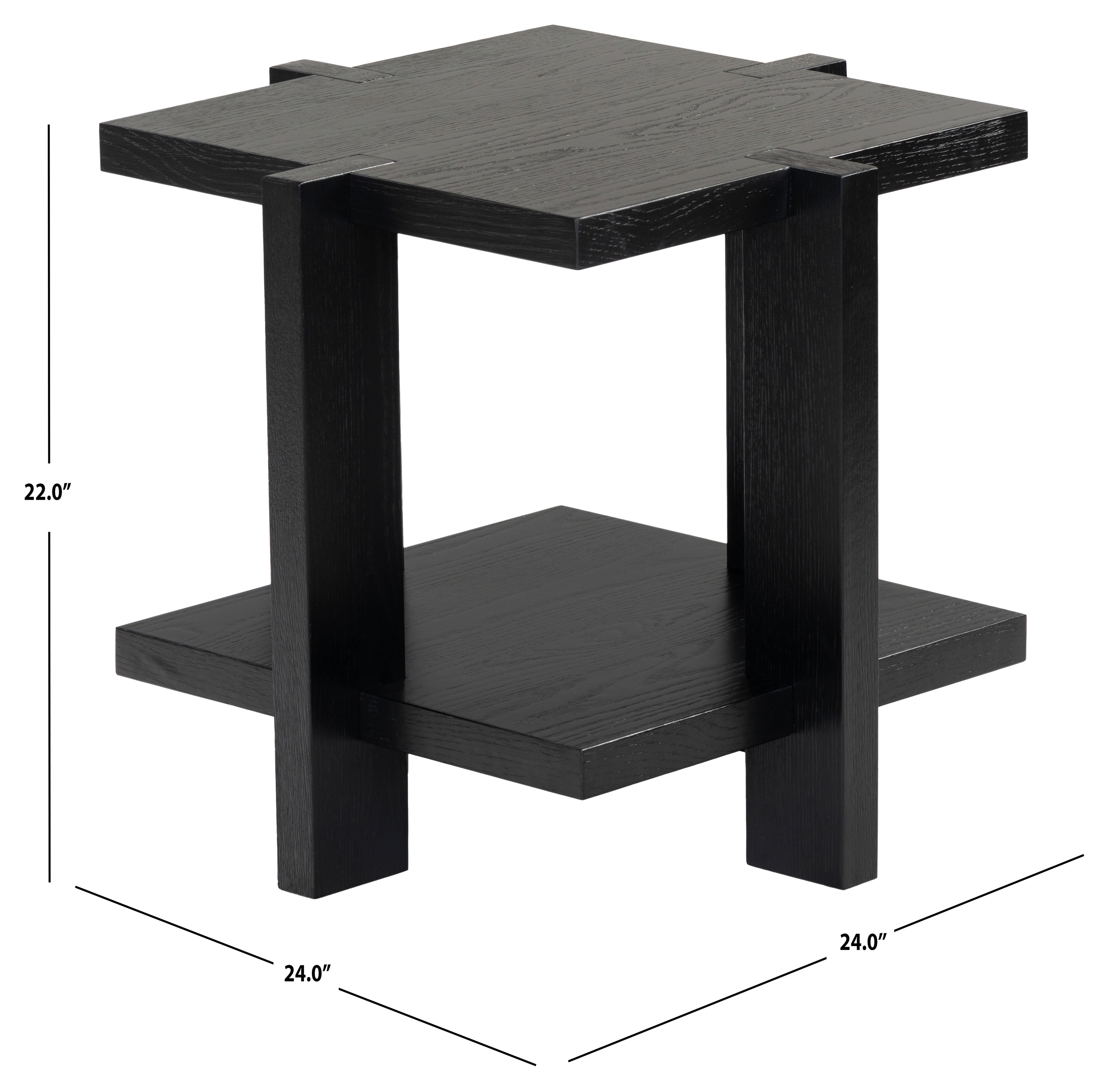 Quigley Square Wood Accent Table | Safavieh Couture - SFV2167