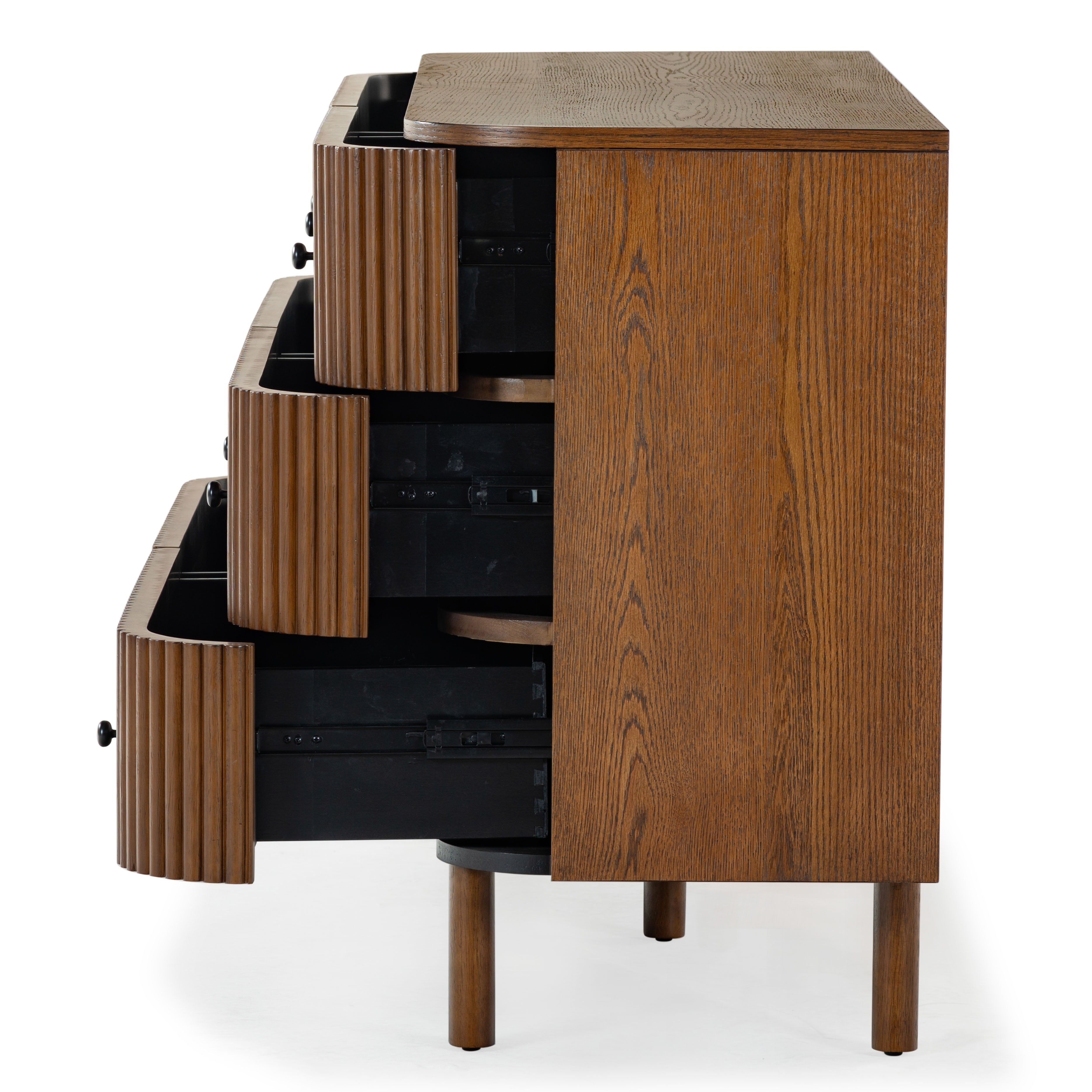 Medium Oak / Black
