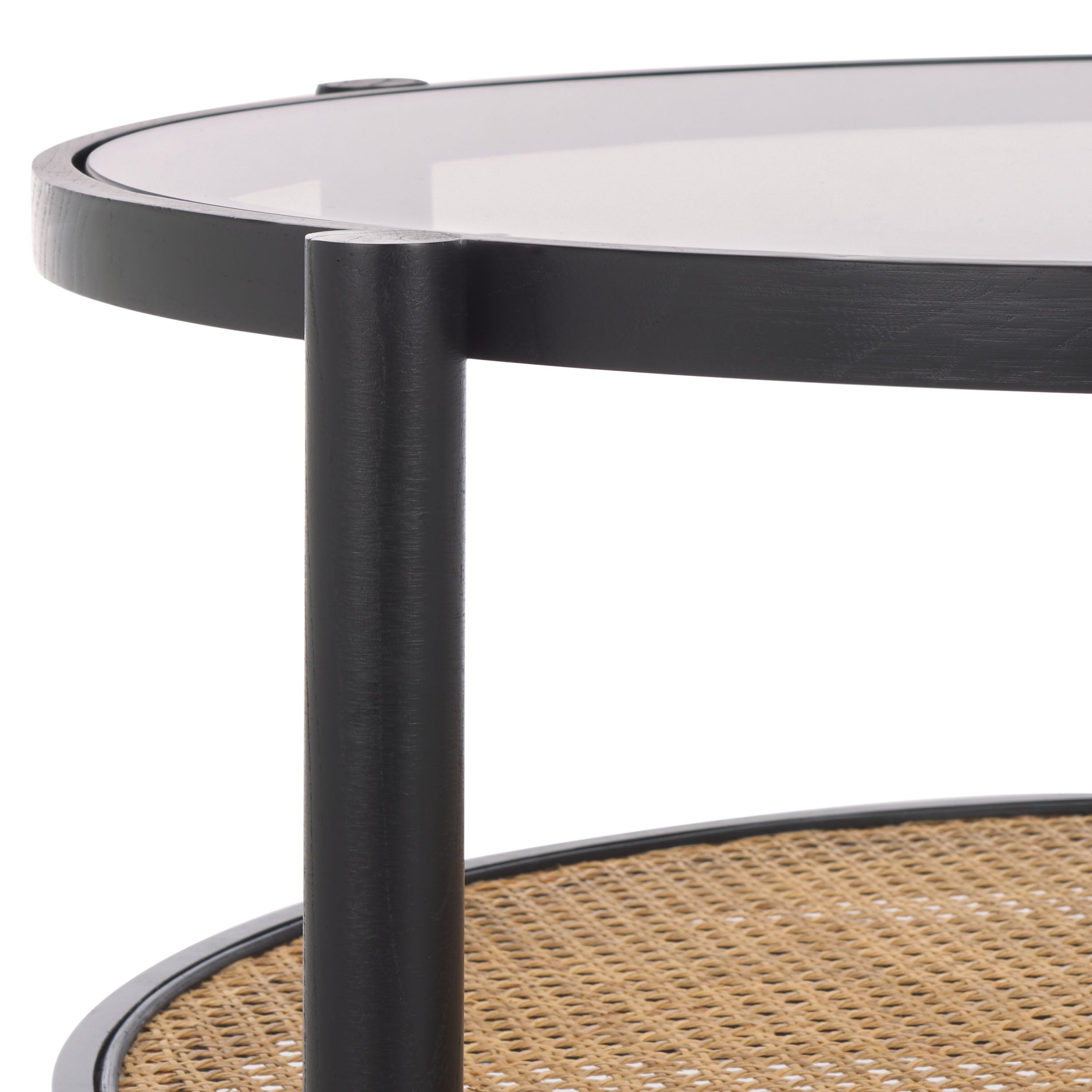 Safavieh Couture Karyna Rattan & Glass Table, SFV2300