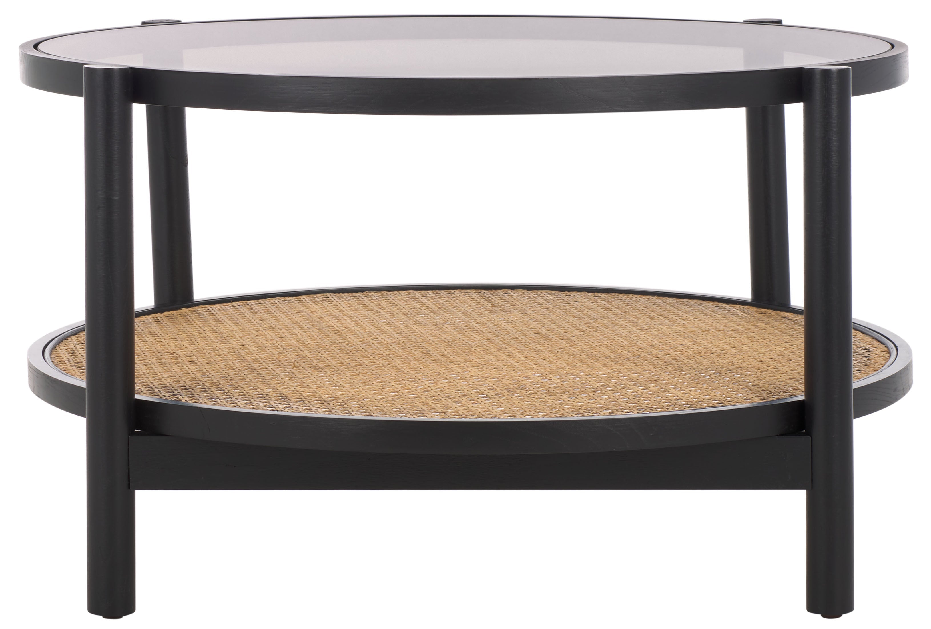 Safavieh Couture Karyna Rattan & Glass Table, SFV2300
