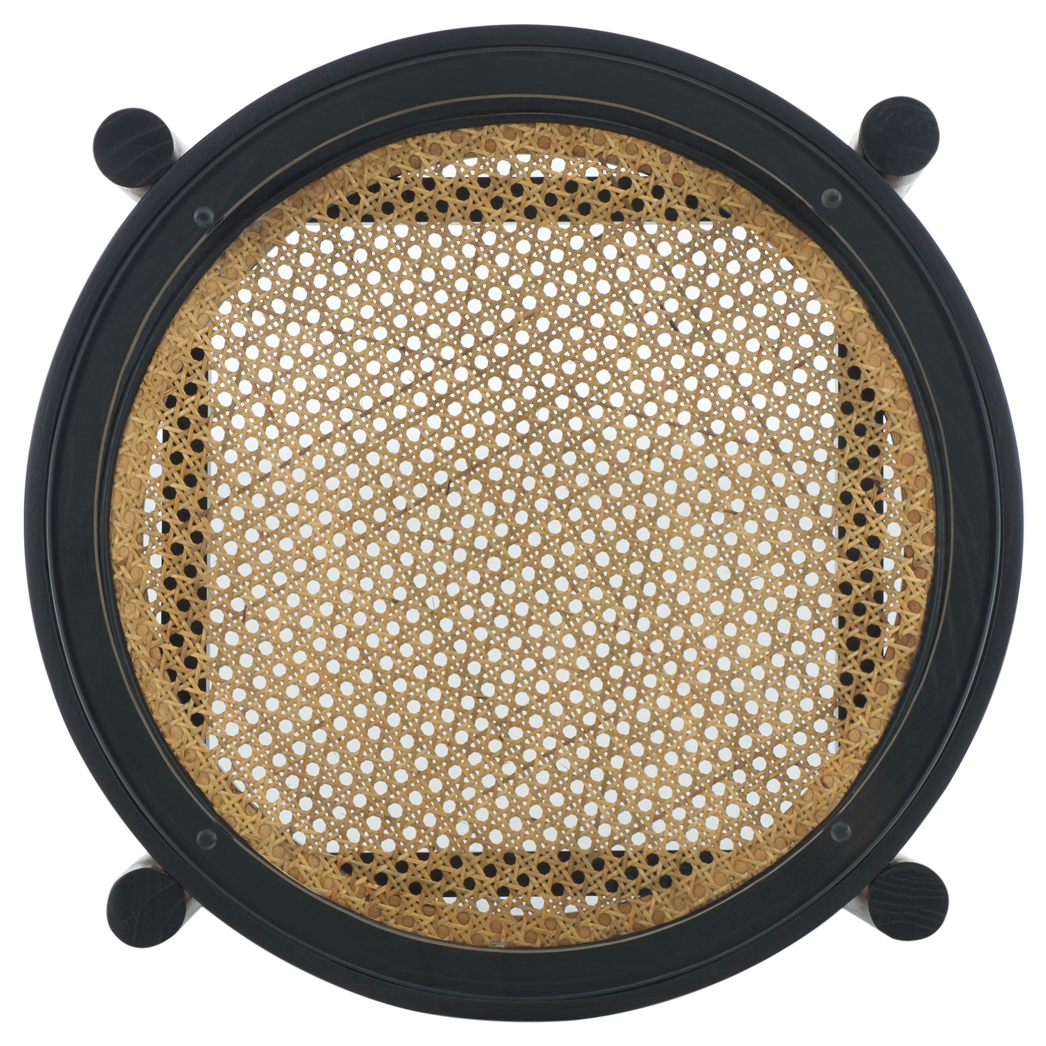 Safavieh Couture Karyna Rattan & Glass Accent Table, SFV2301