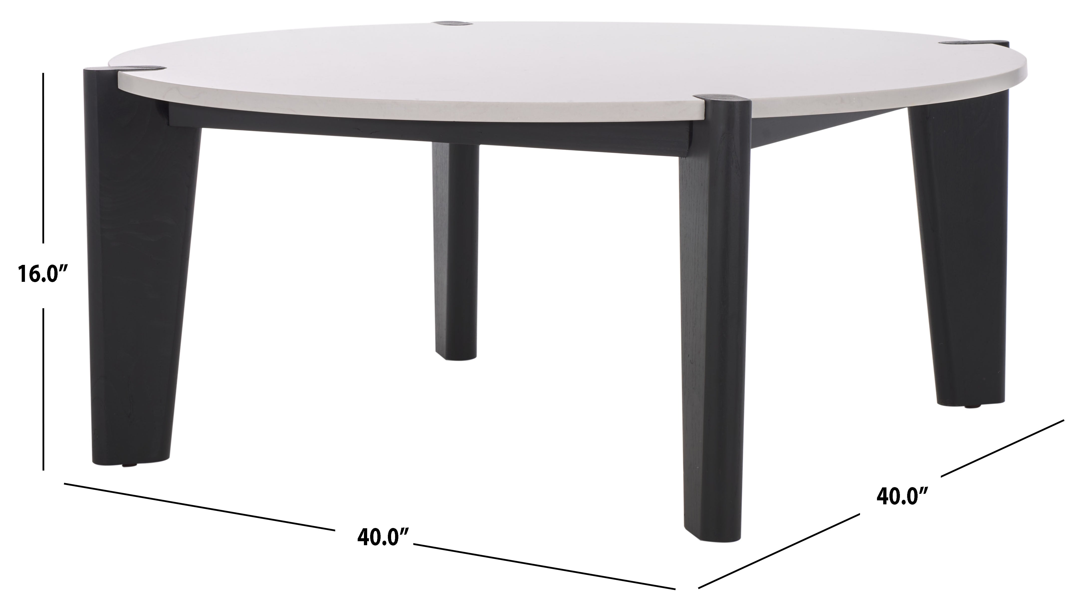 Safavieh Couture Garcia Marble Top Coffee Table, SFV2306
