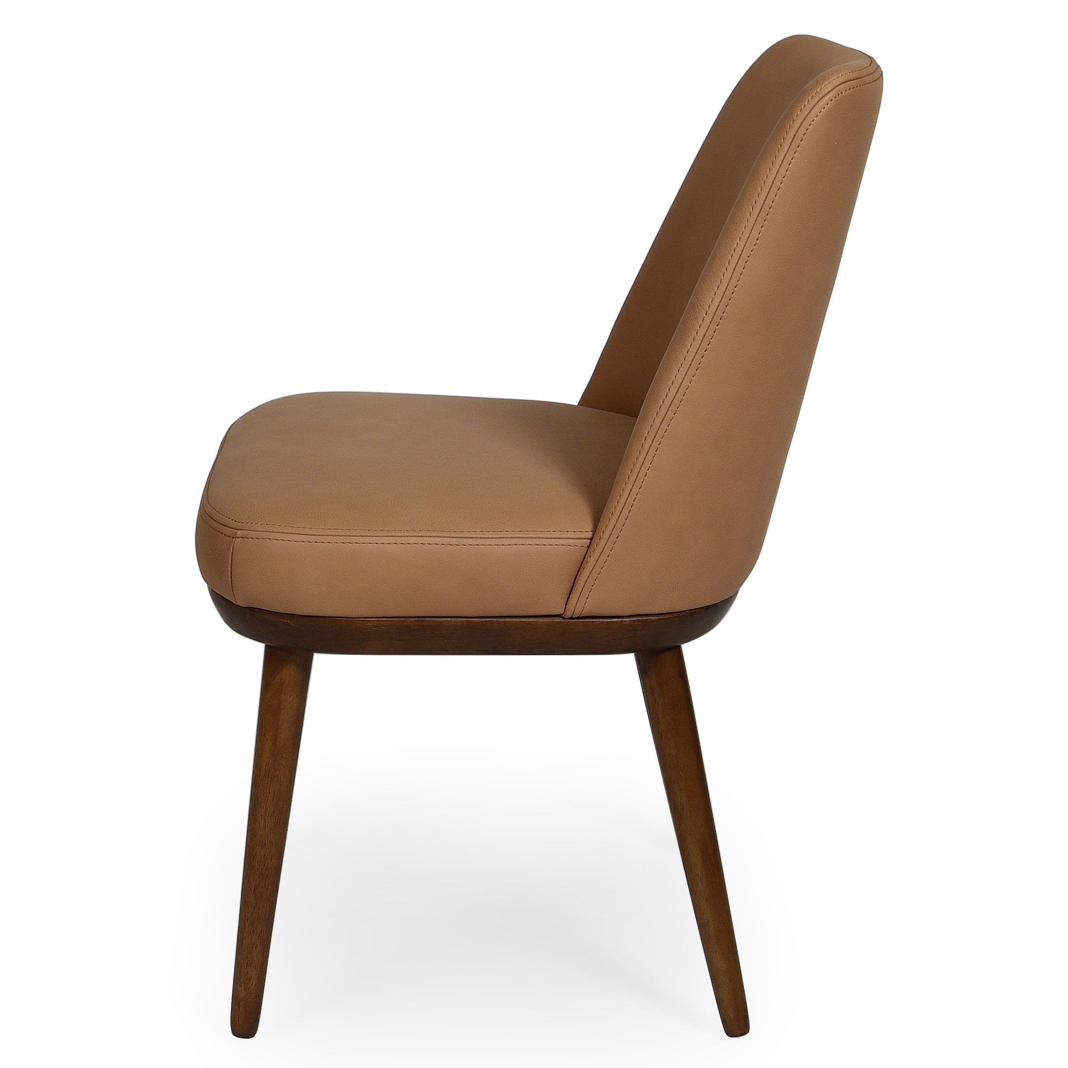 Safavieh Couture Normandy Leather Dining Chair (Set of 2), SFV2400