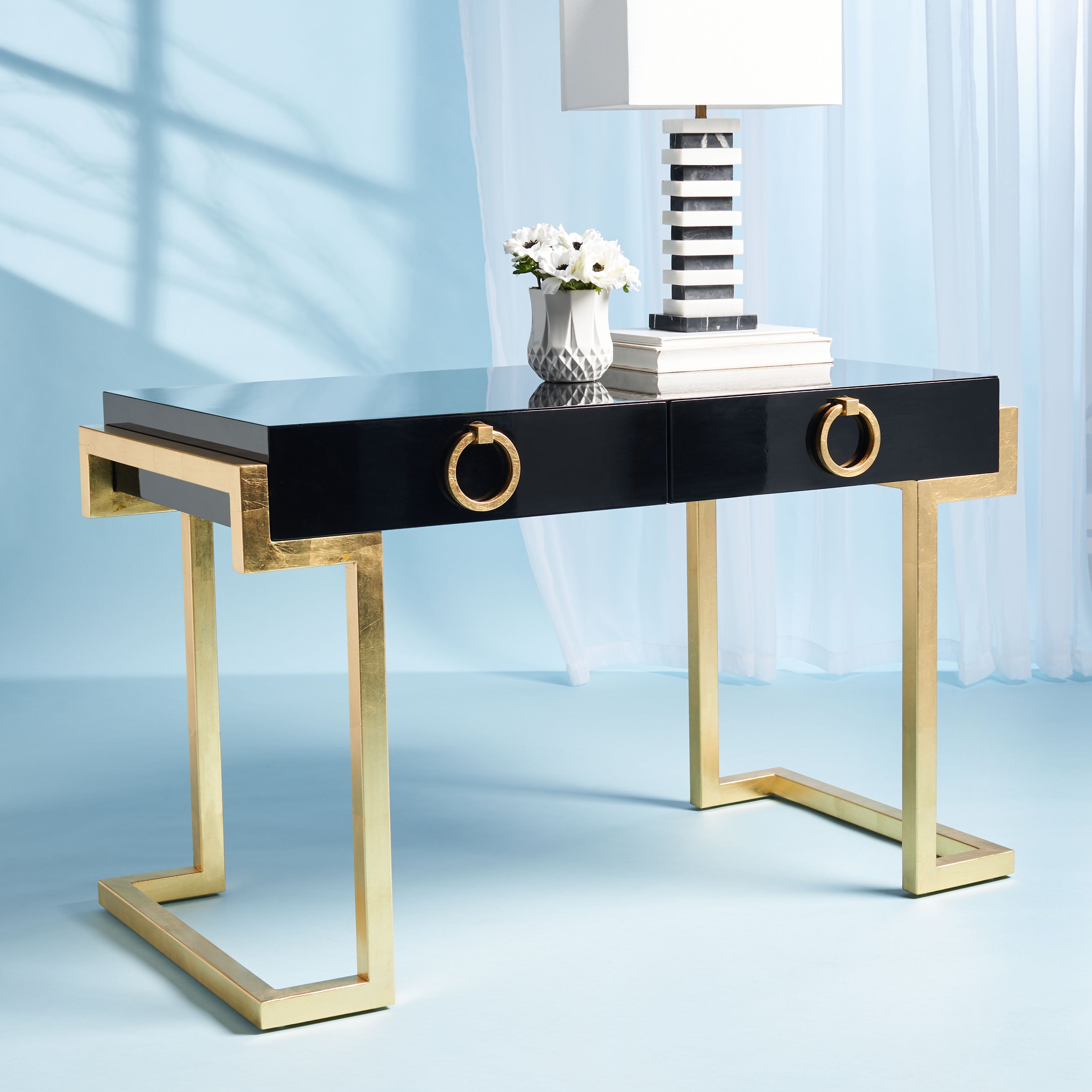 Safavieh Couture Maia 2-Drawer Desk, SFV3504