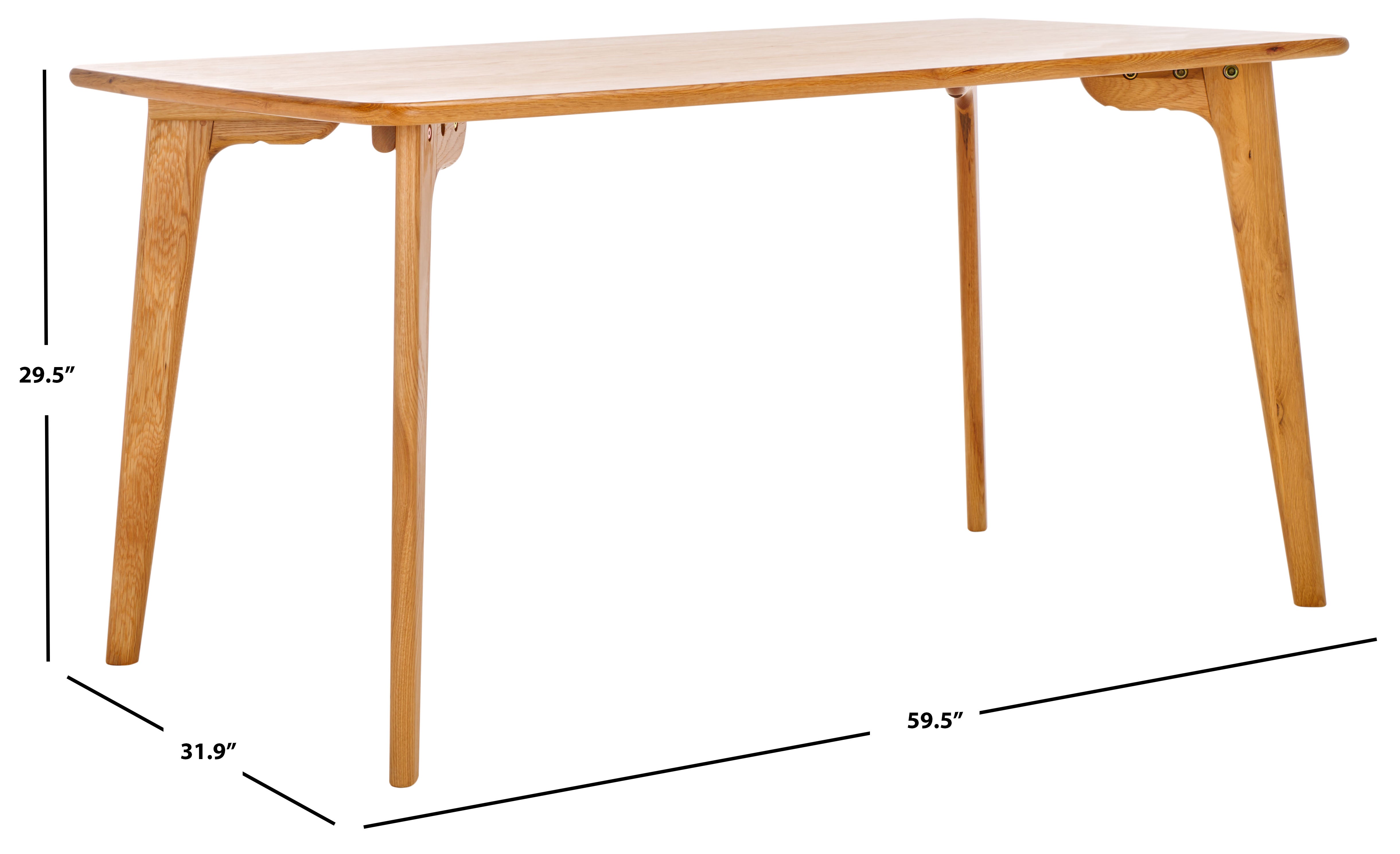 Safavieh Couture Calverton Wood Dining Table, SFV4201 - Natural
