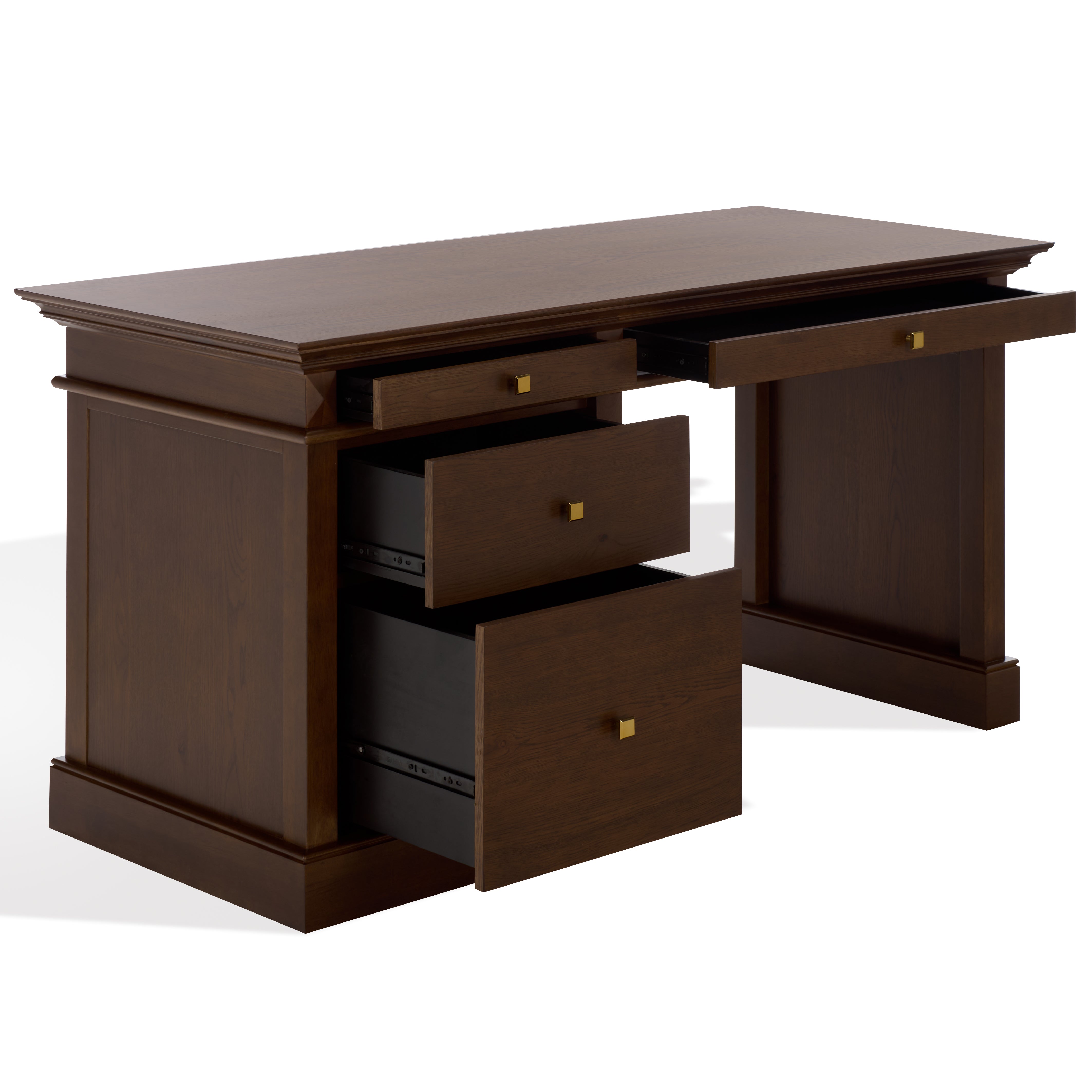 WALNUT / BRASS