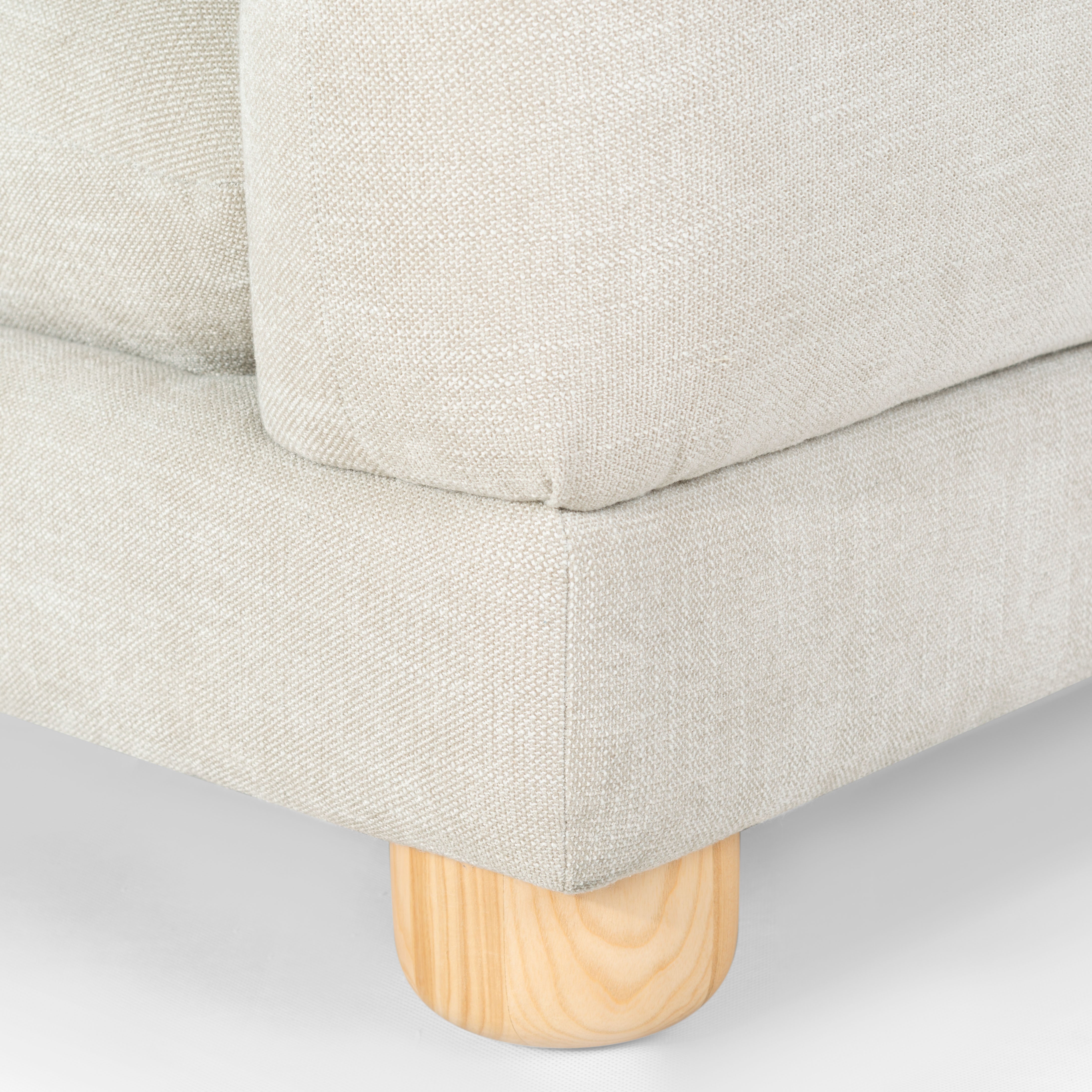 Safavieh Couture Marysa Performance Fabric Sofa, SFV4604 - Beige / Natural