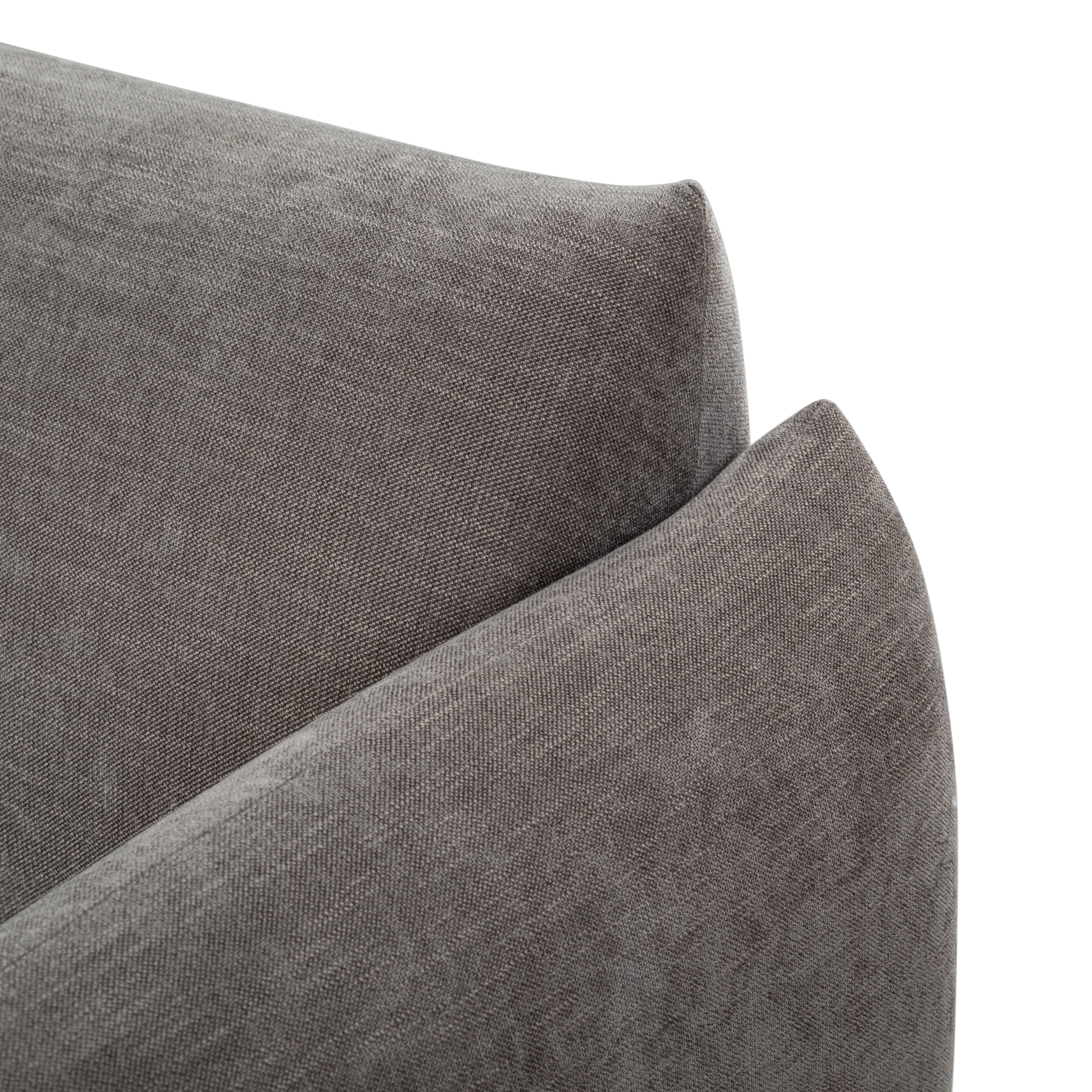 Safavieh Couture Marysa Performance Fabric Sofa, SFV4604 - Dark Brown / Natural